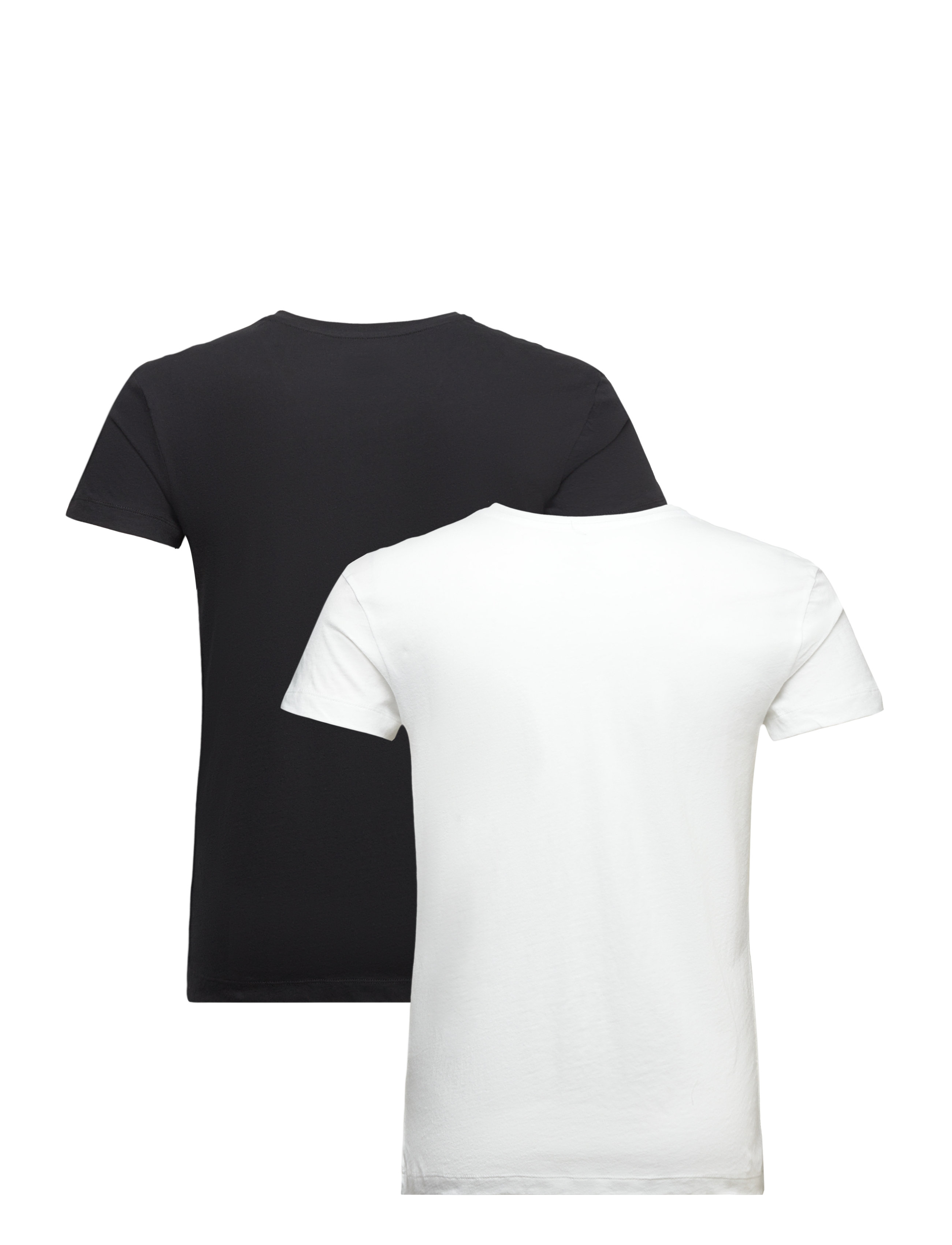 GANT - V-NECK T-SHIRT 2-PACK - black / white - 3