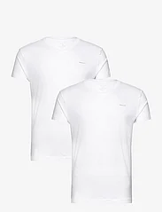GANT - V-NECK T-SHIRT 2-PACK - basic t-shirts - white - 0