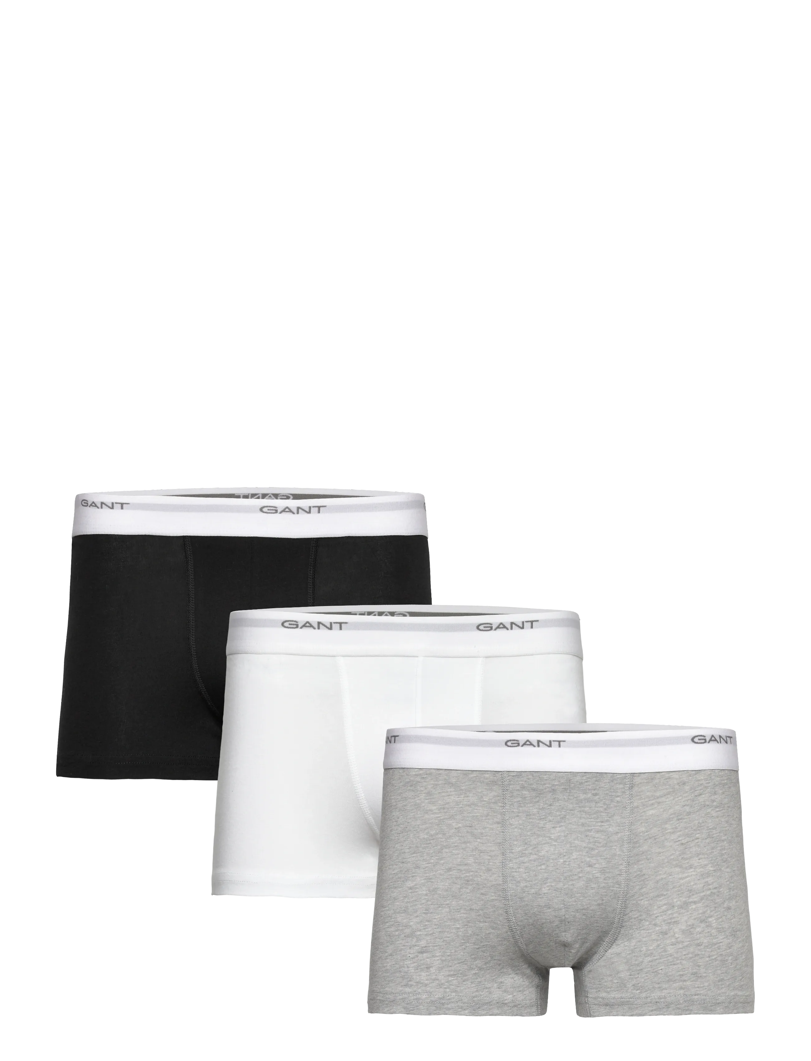 Gant 3-Pack Trunks - Aluspesu - BLACK / WHITE / multi