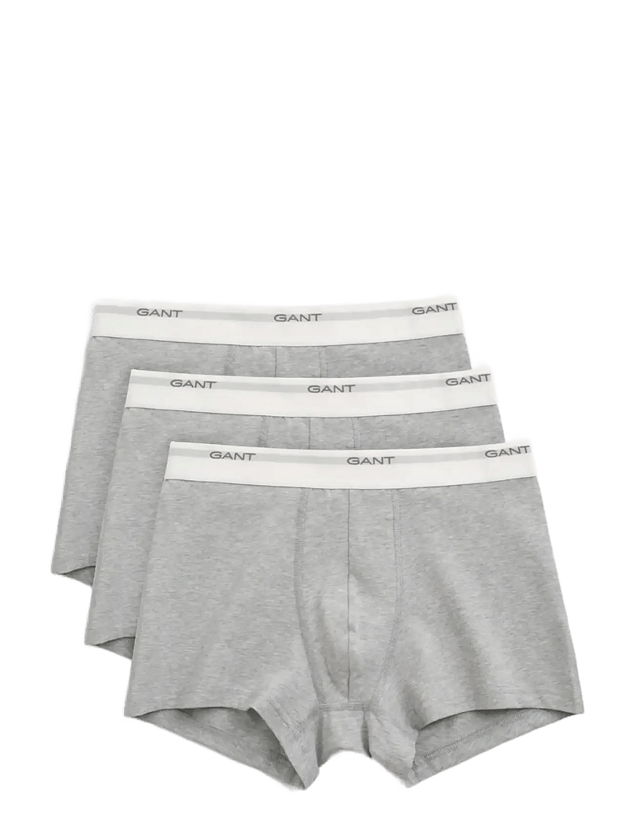 Gant - 3-Pack Trunks - multipack underbukser - light grey melange - 1