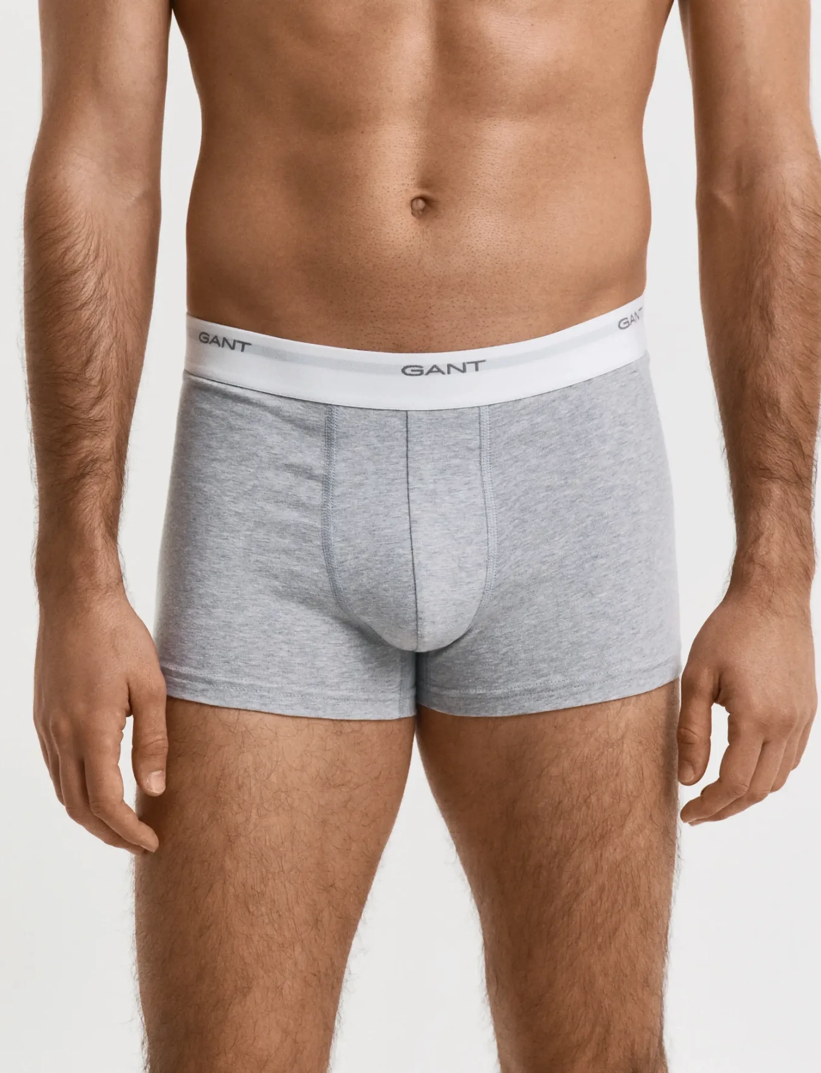 Gant 3-Pack Trunks, Mænd, Trunks 3-Pak, Grå, Str: XL