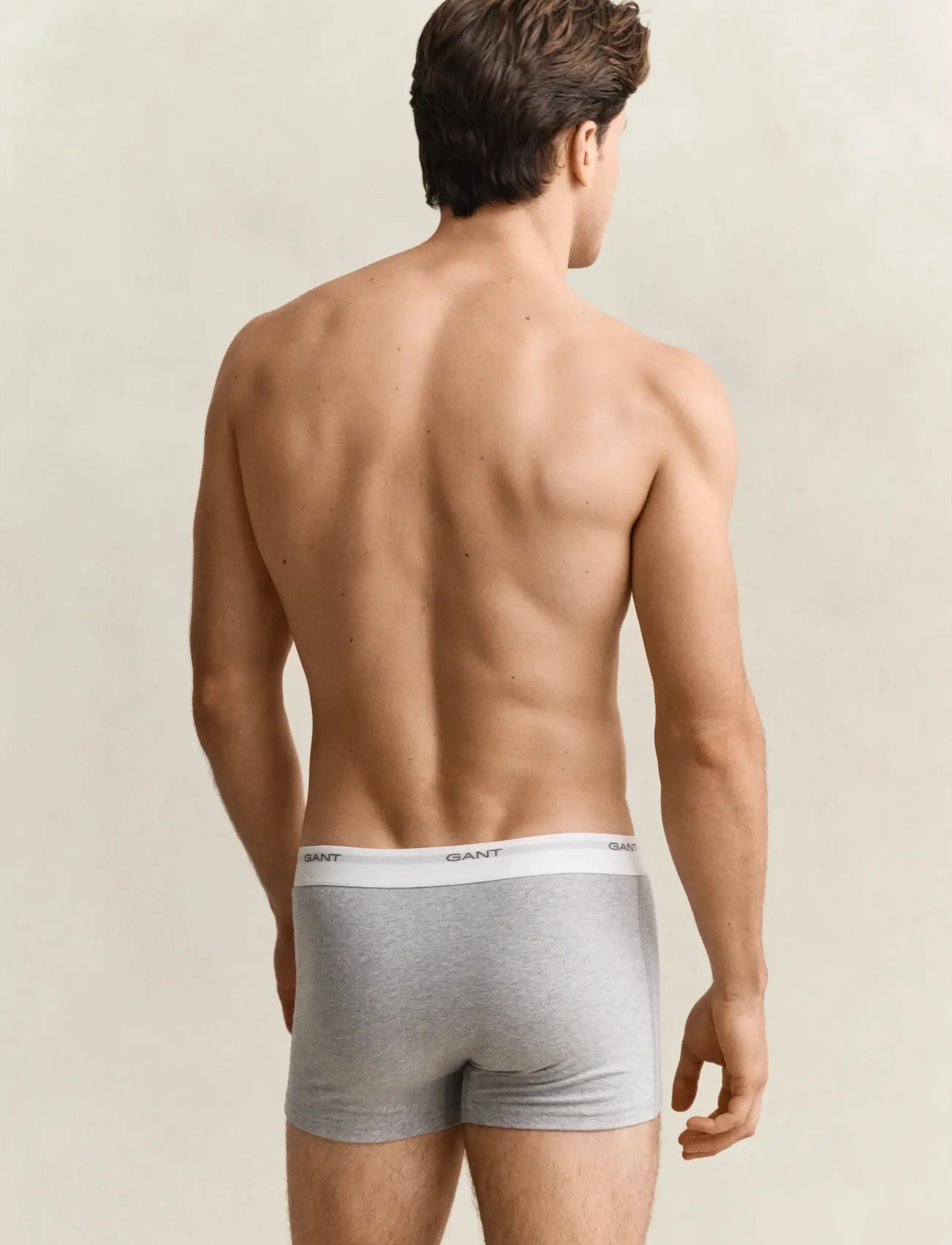 Gant - 3-Pack Trunks - laveste priser - light grey melange - 2