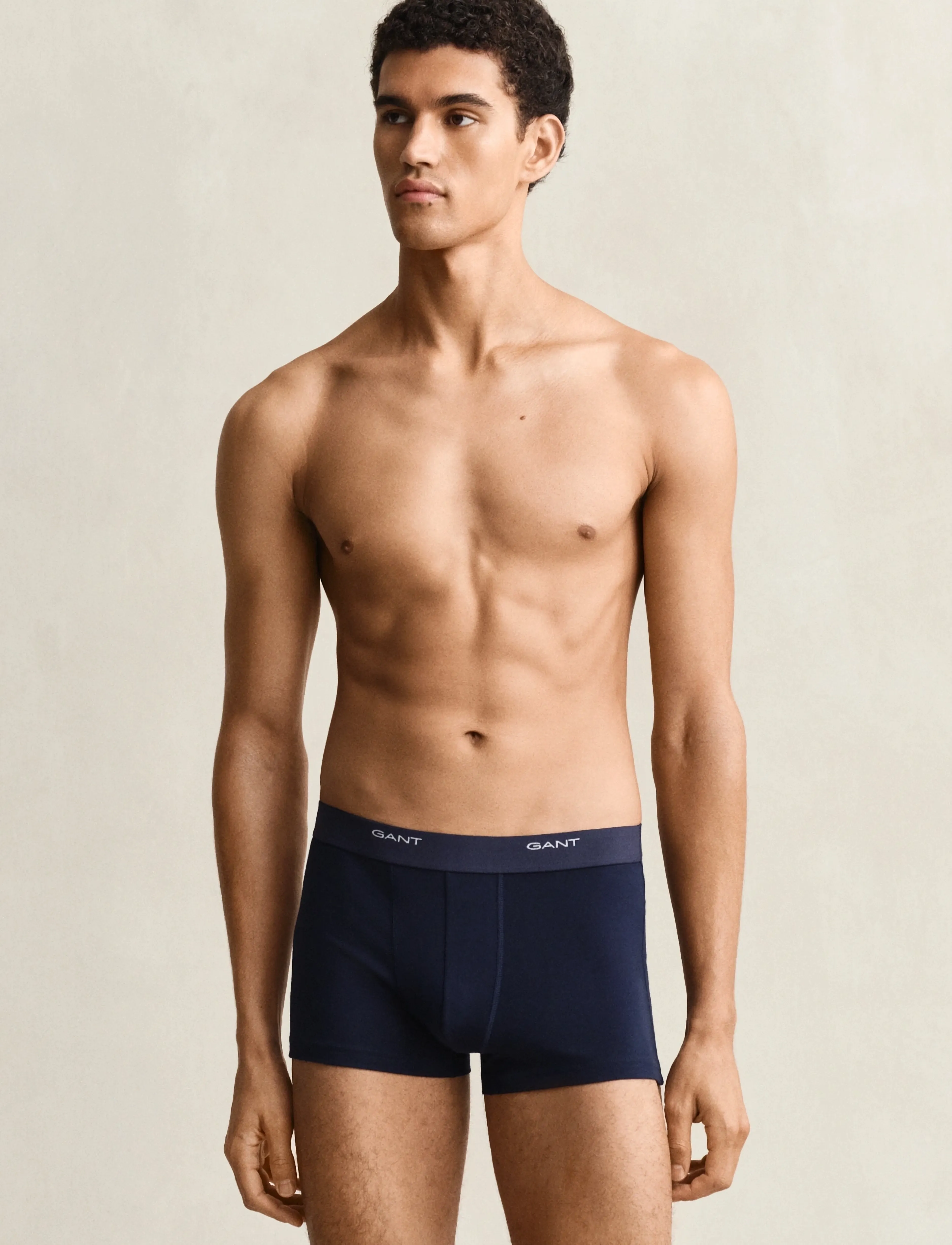 Gant 3-Pack Trunks, Mænd, Trunks 3-Pak, Navy, Str: M