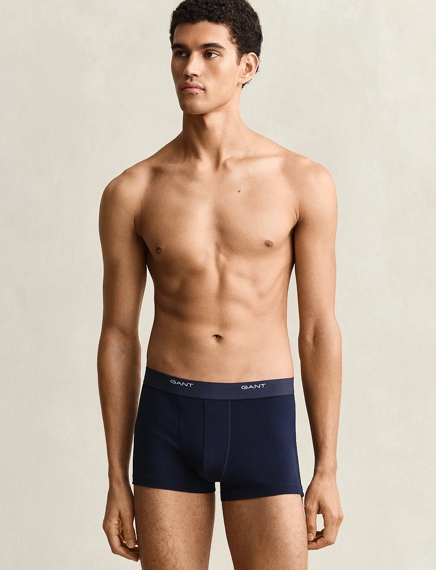 Gant - 3-Pack Trunks - unterhosen im multipack - marine - 0