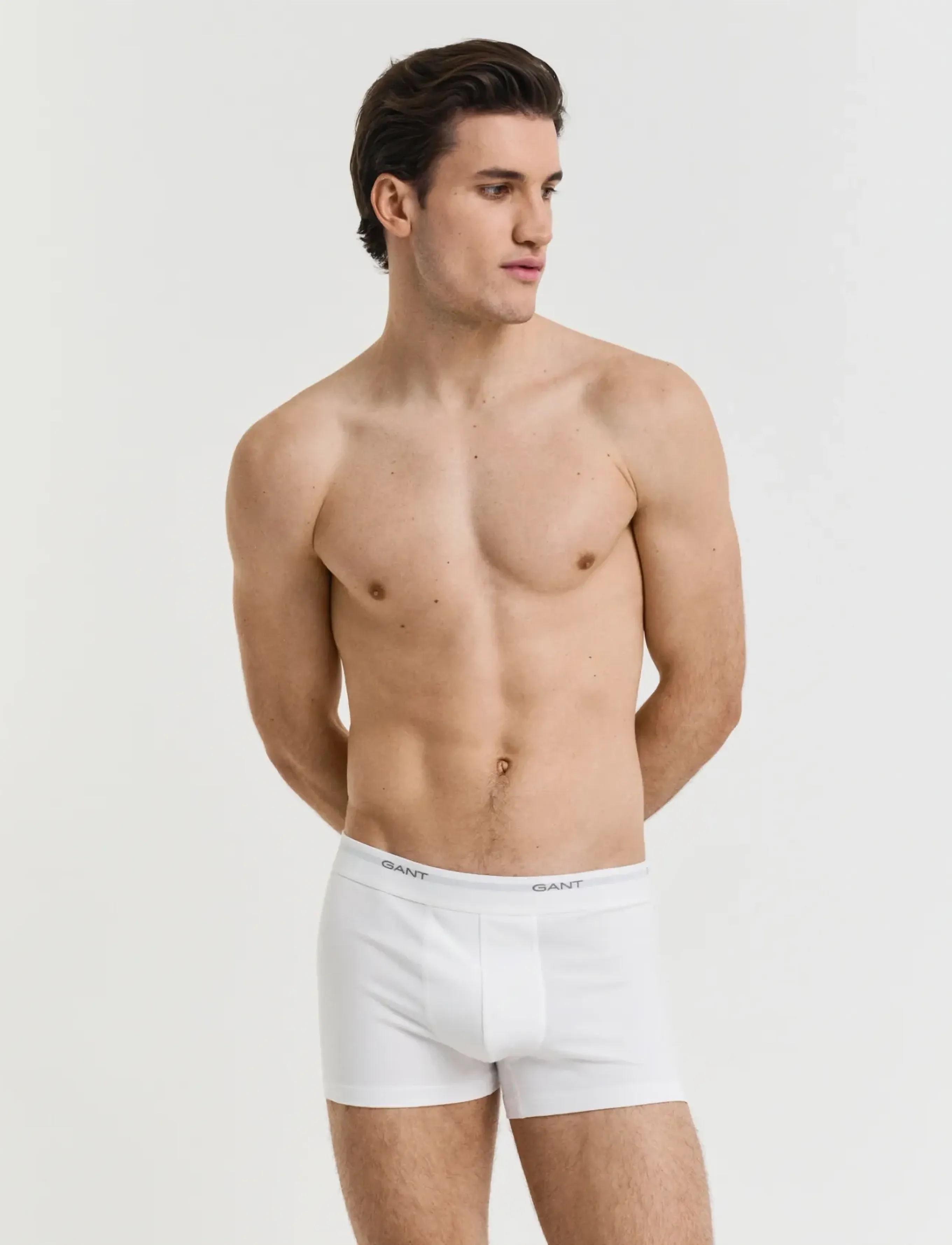 Gant 3-Pack Trunks, Mænd, Trunks 3-Pak, Hvid, Str: XL