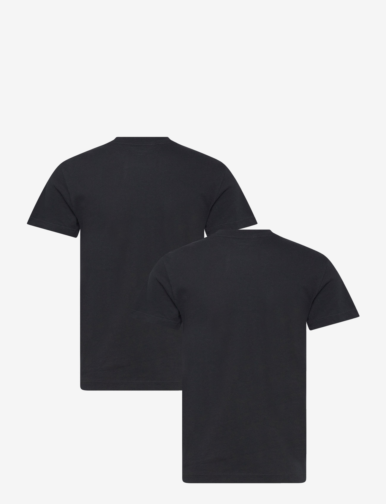 GANT - C-NECK T-SHIRT 2-PACK - lühikeste varrukatega t-särgid - black - 2