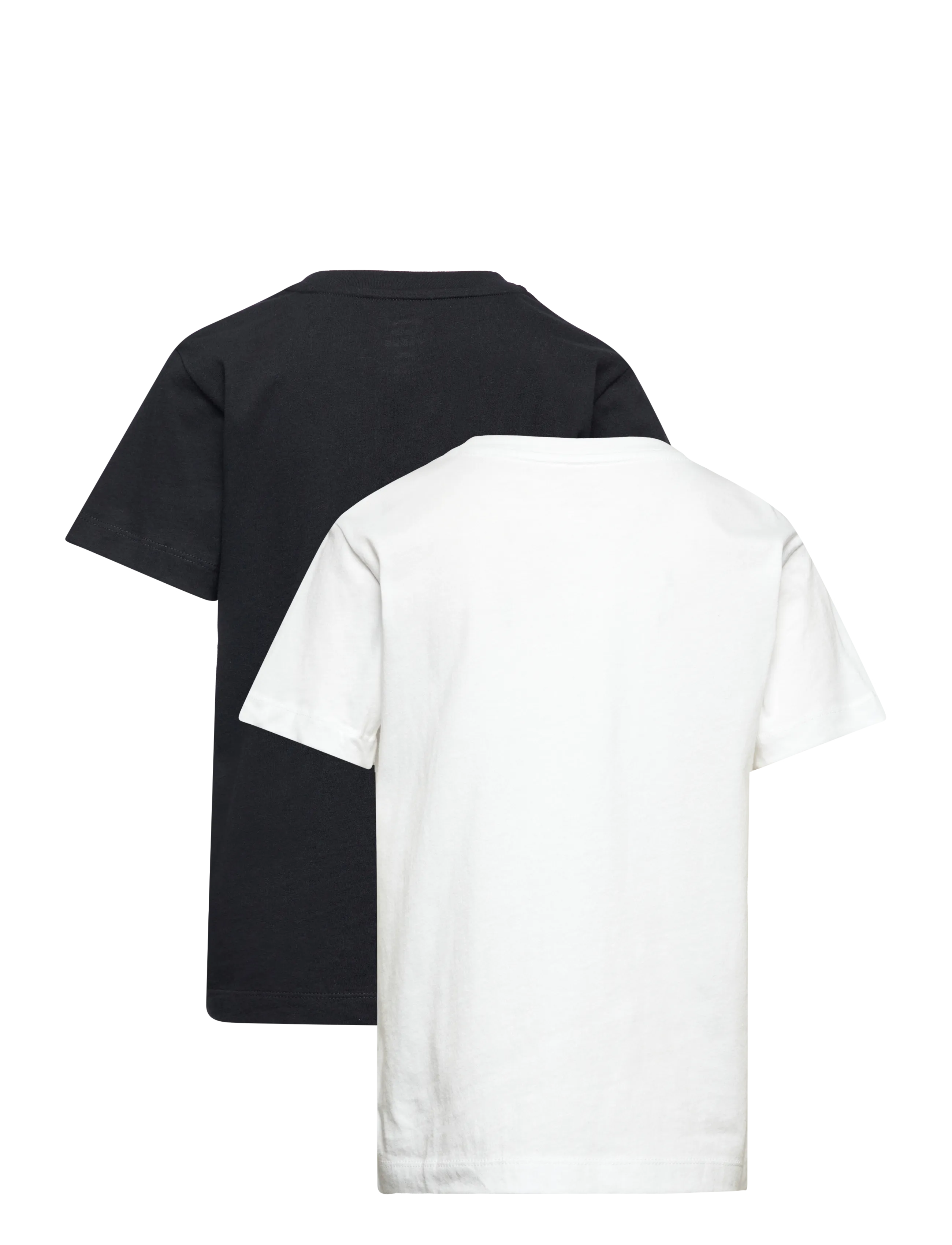 Gant - C-NECK T-SHIRT 2-PACK - kortærmede t-shirts - black / white - 1