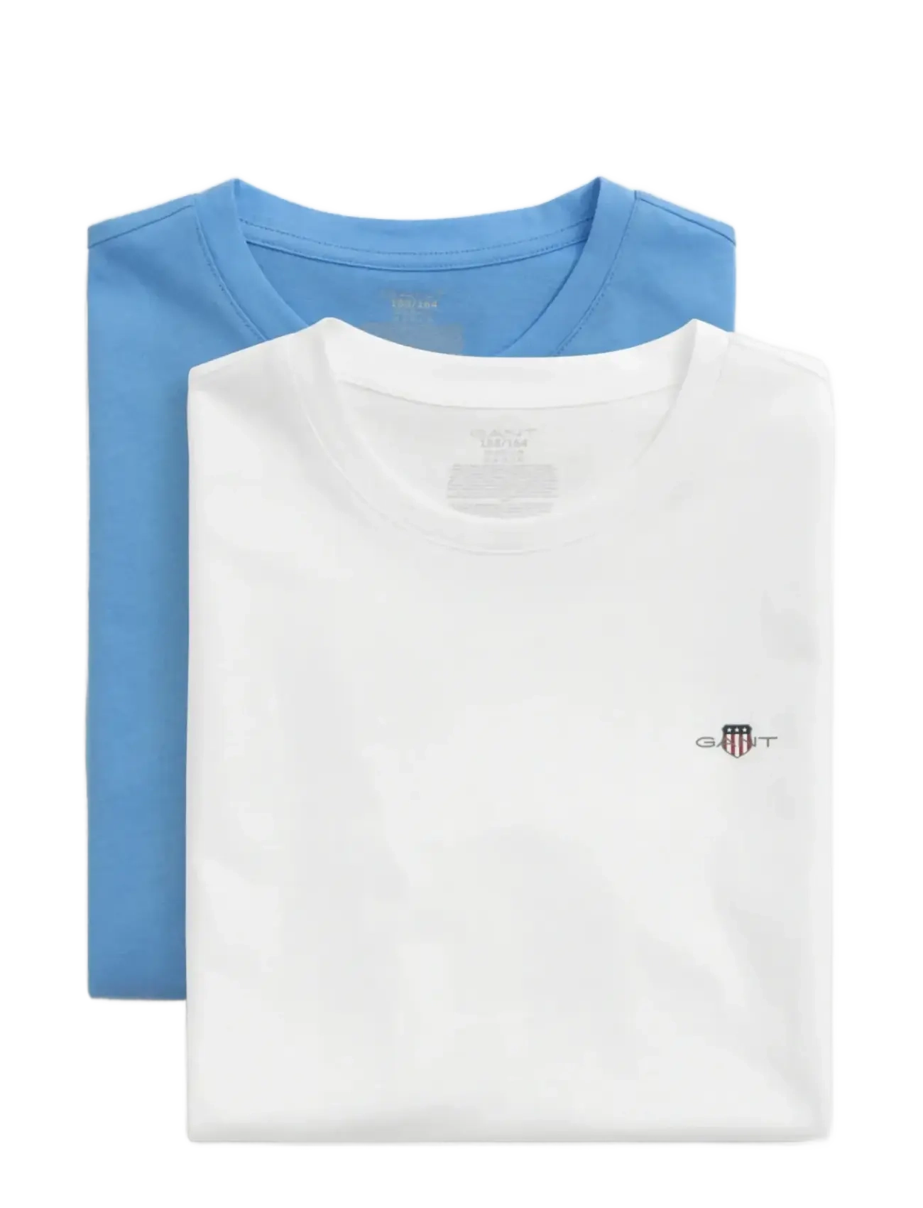 Gant - C-NECK T-SHIRT 2-PACK - kortærmede t-shirts - cloud white - 1