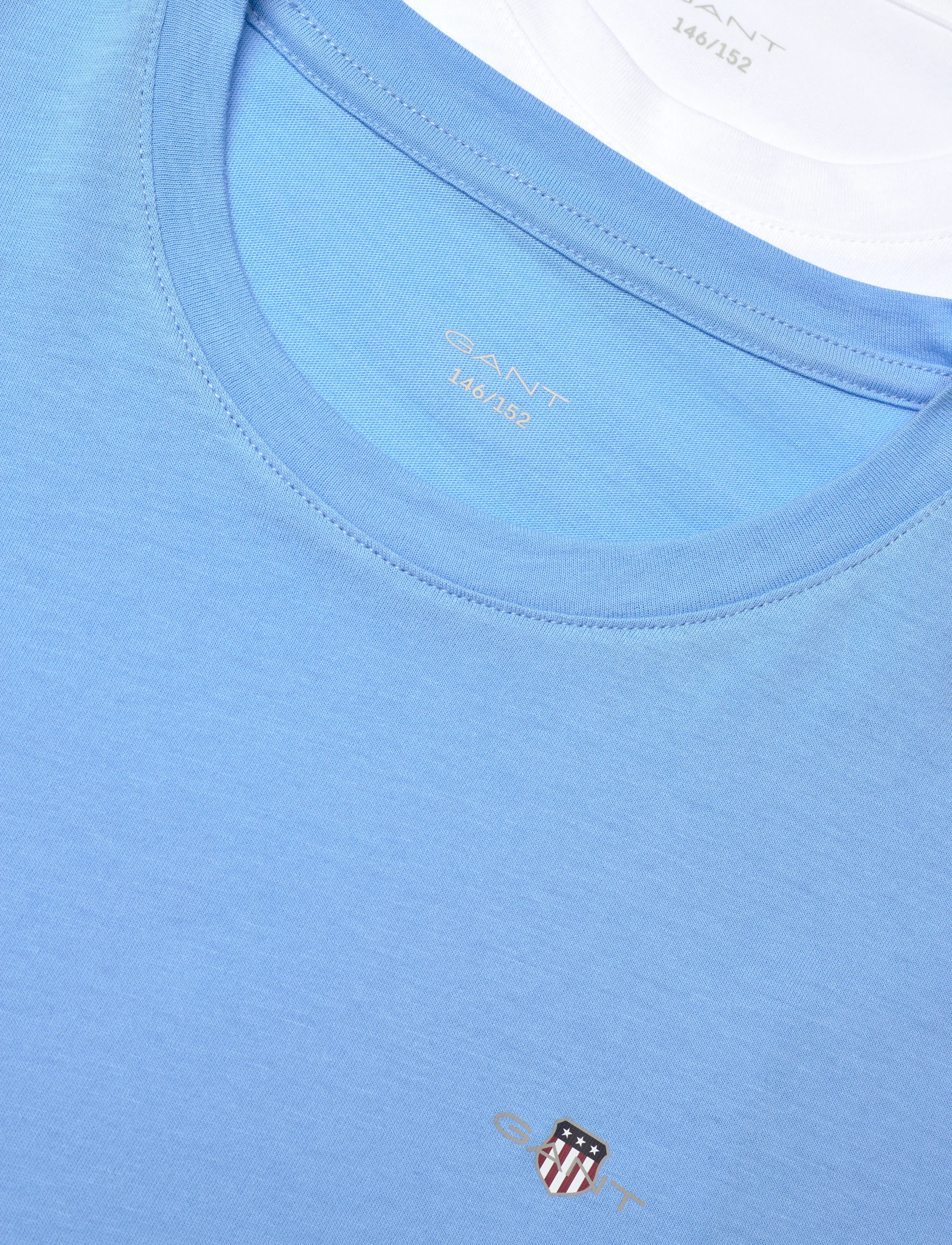 Gant - C-NECK T-SHIRT 2-PACK - kortærmede t-shirts - cloud white - 2
