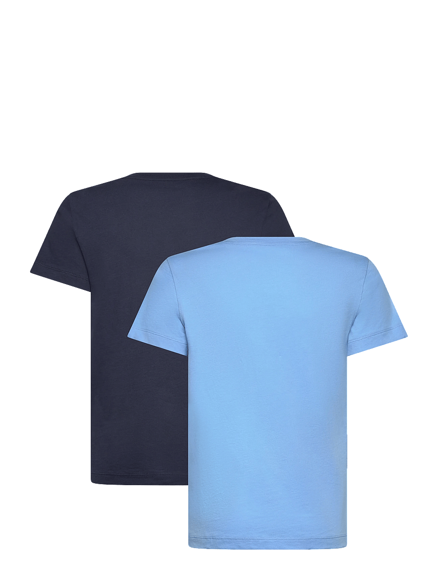 Gant - C-NECK T-SHIRT 2-PACK - kortärmade t-shirts - dream blue - 3