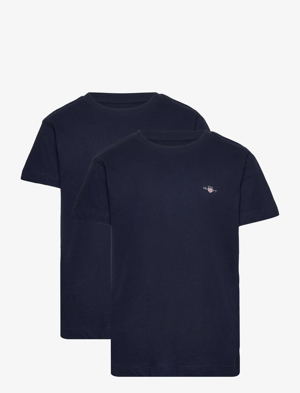 GANT - C-NECK T-SHIRT 2-PACK - t-krekli ar īsām piedurknēm - marine - 0