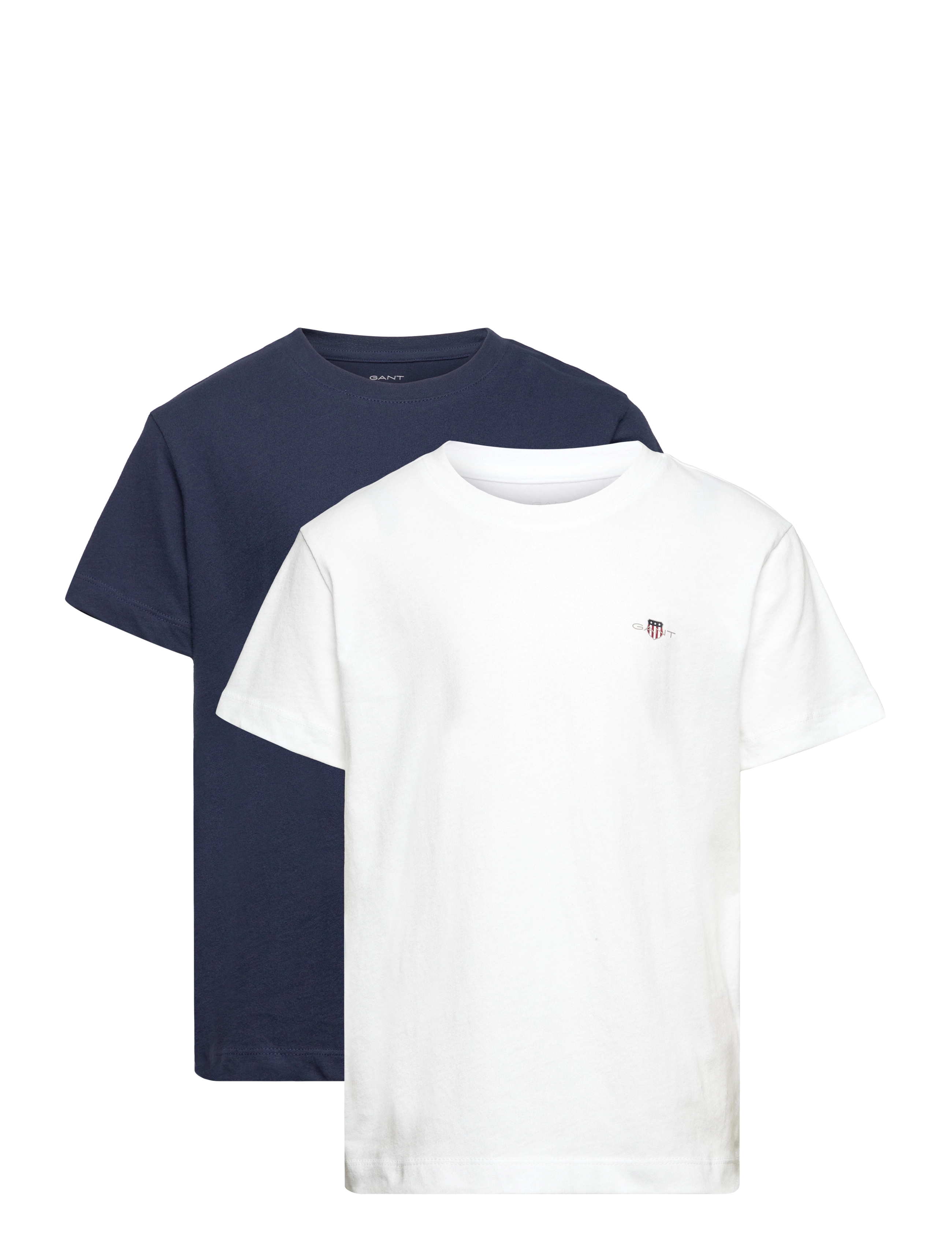 Gant C-NECK T-SHIRT 2-PACK - Multipack - NAVY / WHITE / multi