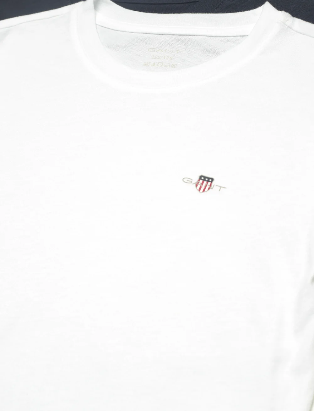 GANT - C-NECK T-SHIRT 2-PACK - kortermede t-skjorter - navy / white - 3