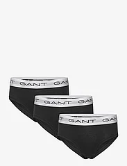 GANT - HIPSTER BRIEFS 3-PACK - kelnaitės - black - 0