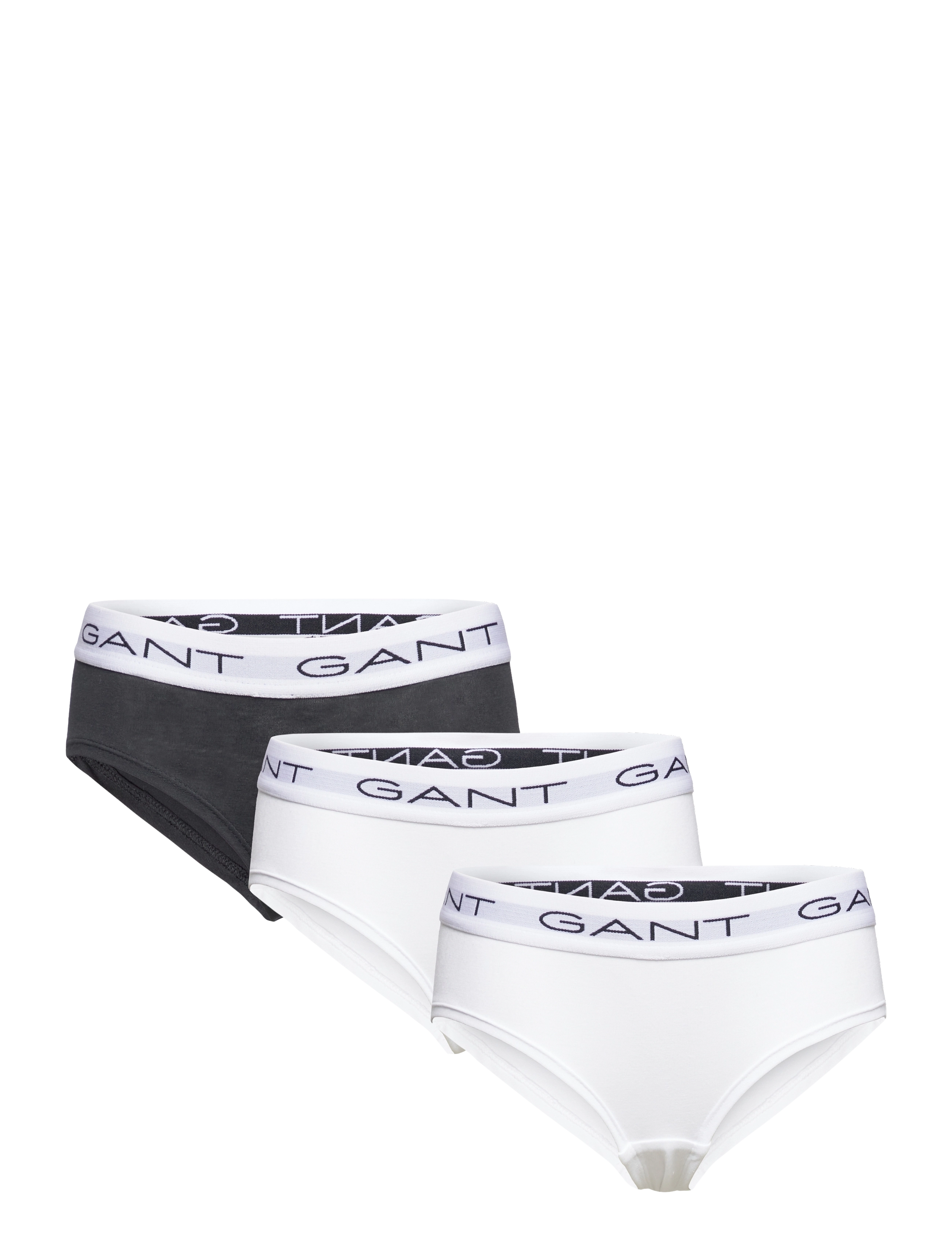 Gant HIPSTER BRIEFS 3-PACK - Trosor - BLACK / WHITE / multi