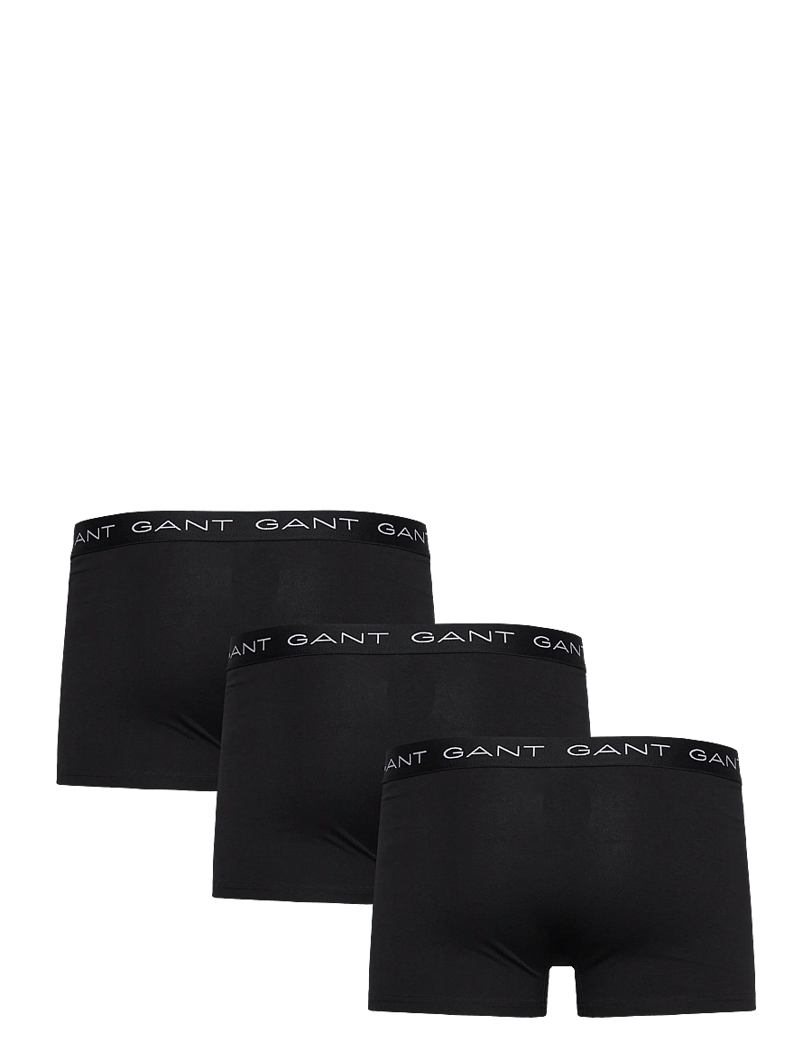 Gant - TRUNK 3-PACK - boxerkalsonger - black - 1