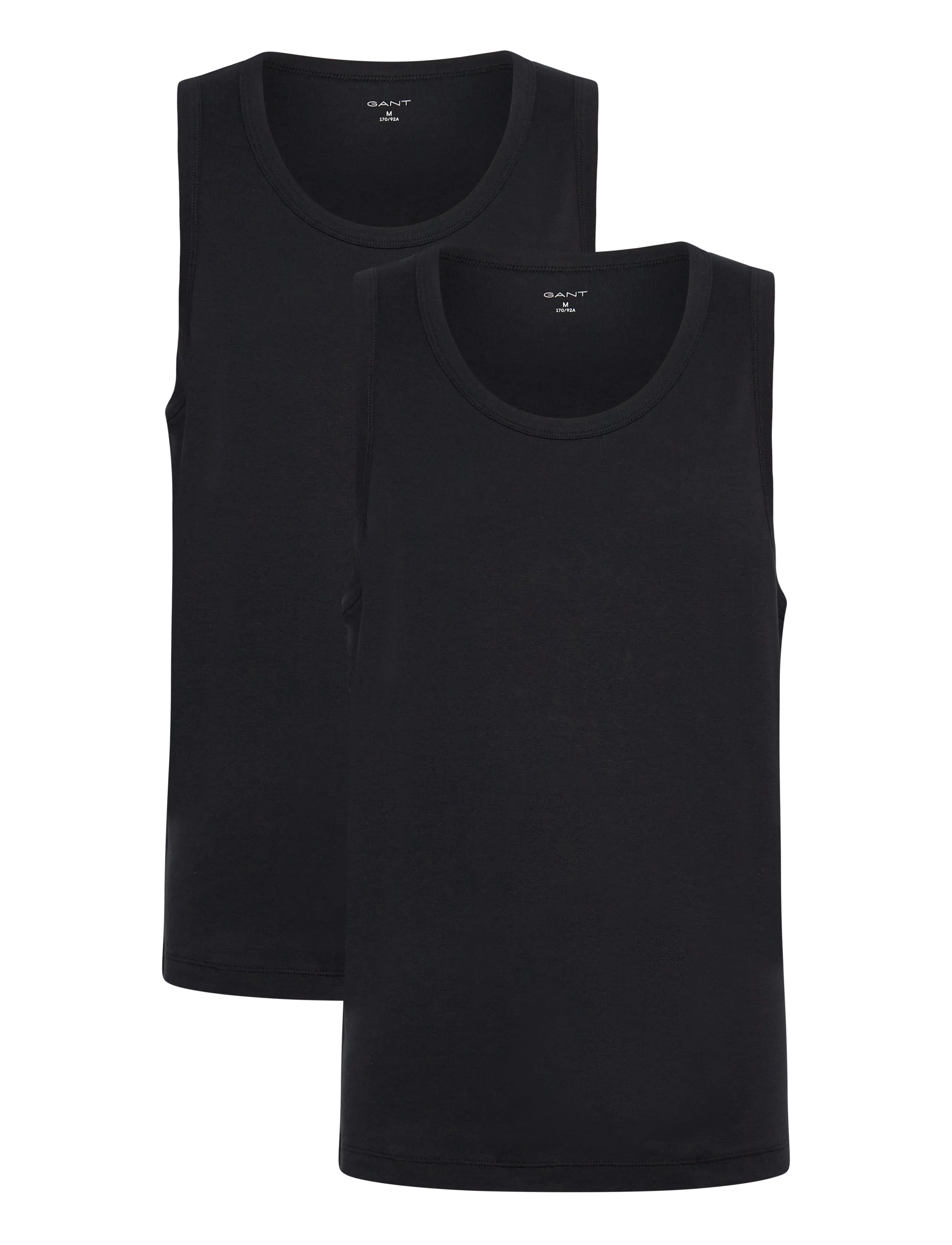 GANT Tank Oberteil 2-Pack Schwarz - M - Herren