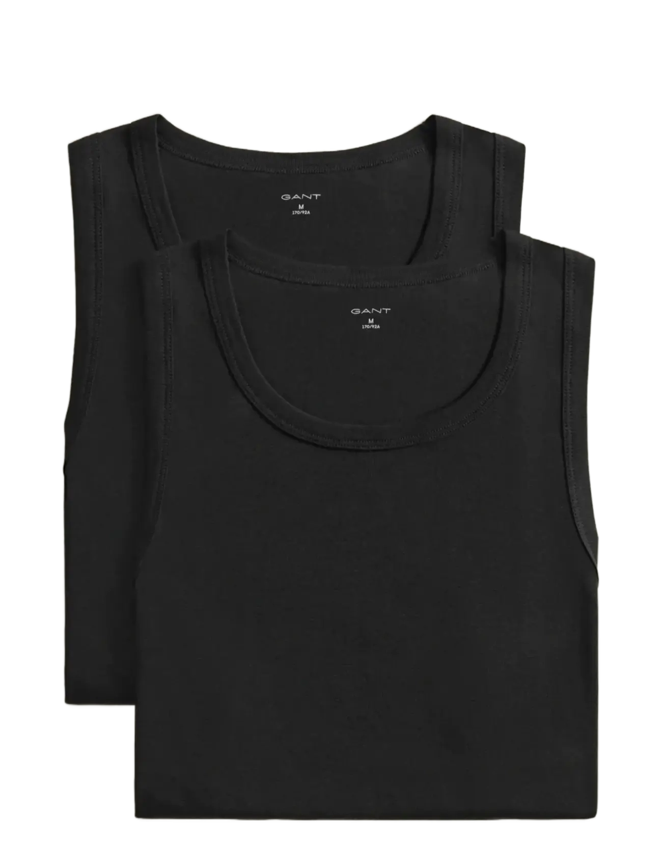Gant - TANK TOP 2-PACK - topit - black - 2