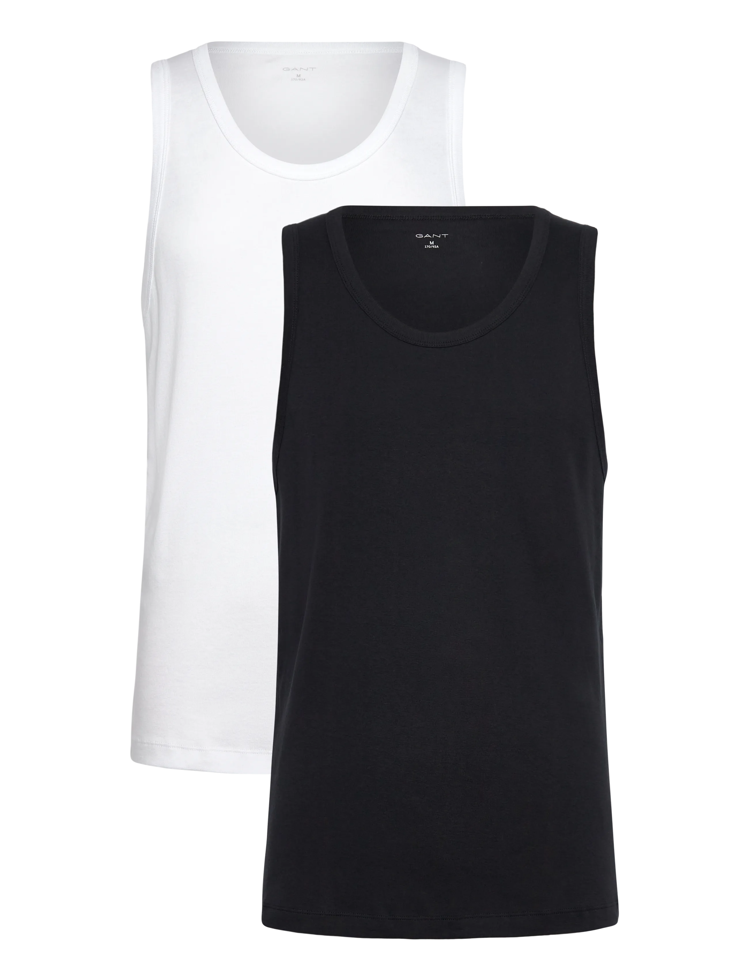 Gant TANK TOP 2-PACK - Tanktops - BLACK / WHITE / white