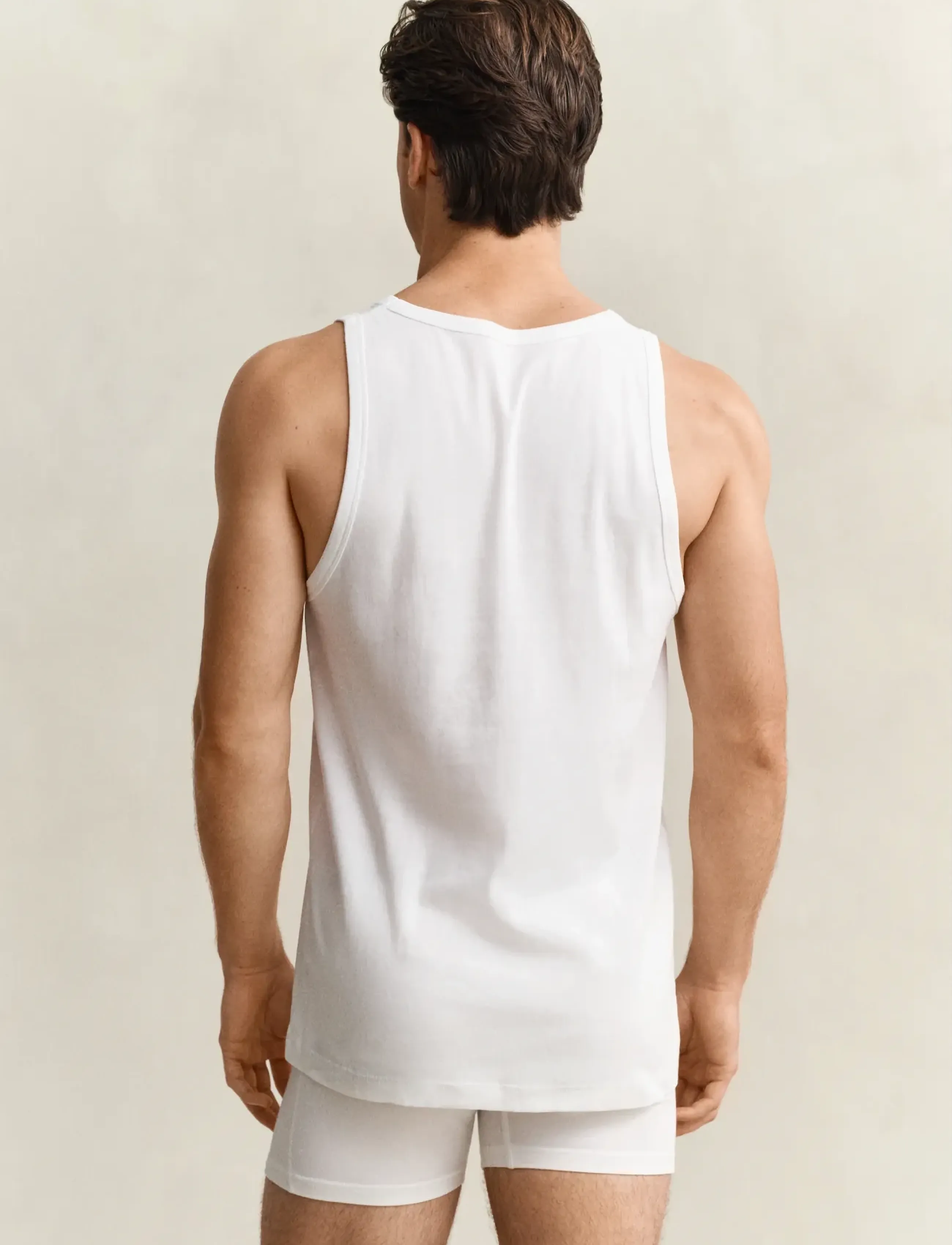 Gant - TANK TOP 2-PACK - tank tops - black / white - 3