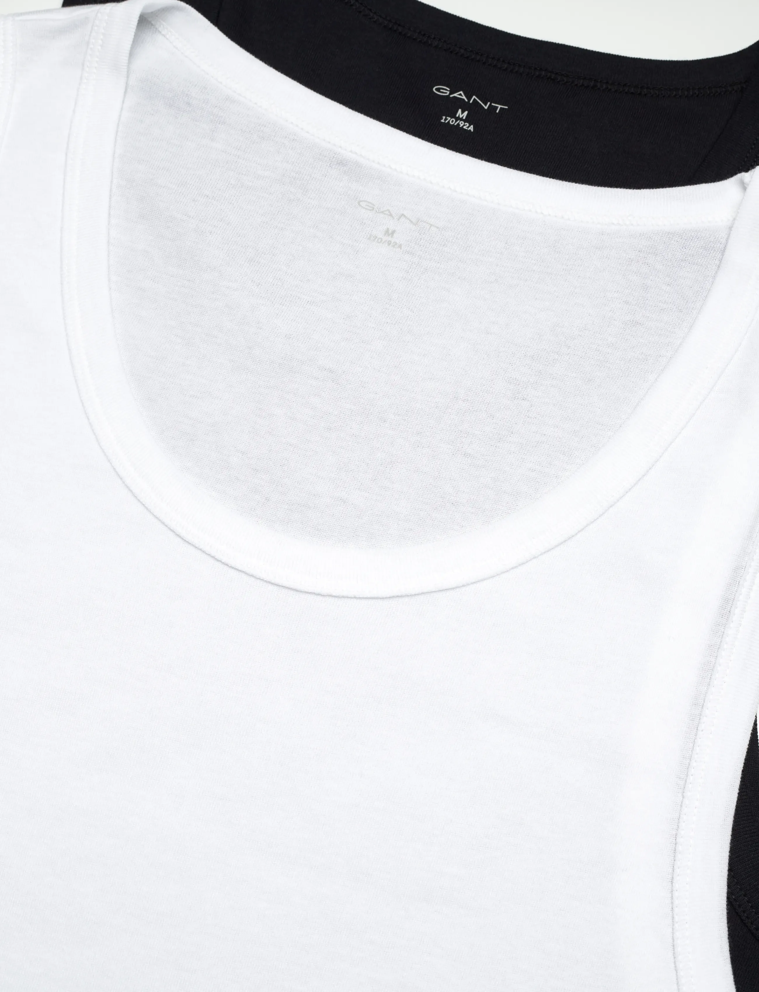 Gant - TANK TOP 2-PACK - tank tops - black / white - 5