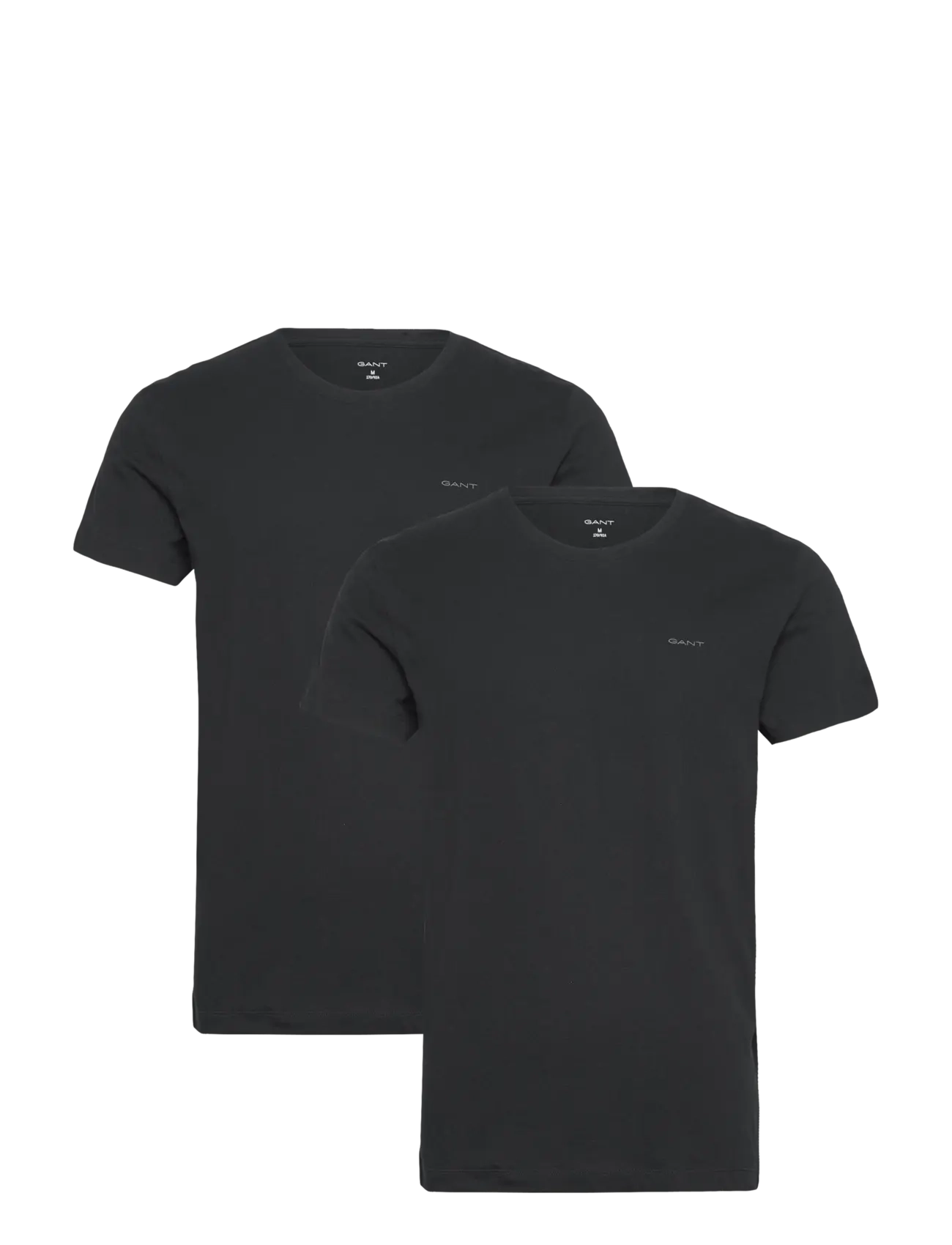 GANT 2-Pack Crew Neck T-shirts Schwarz - M - Herren