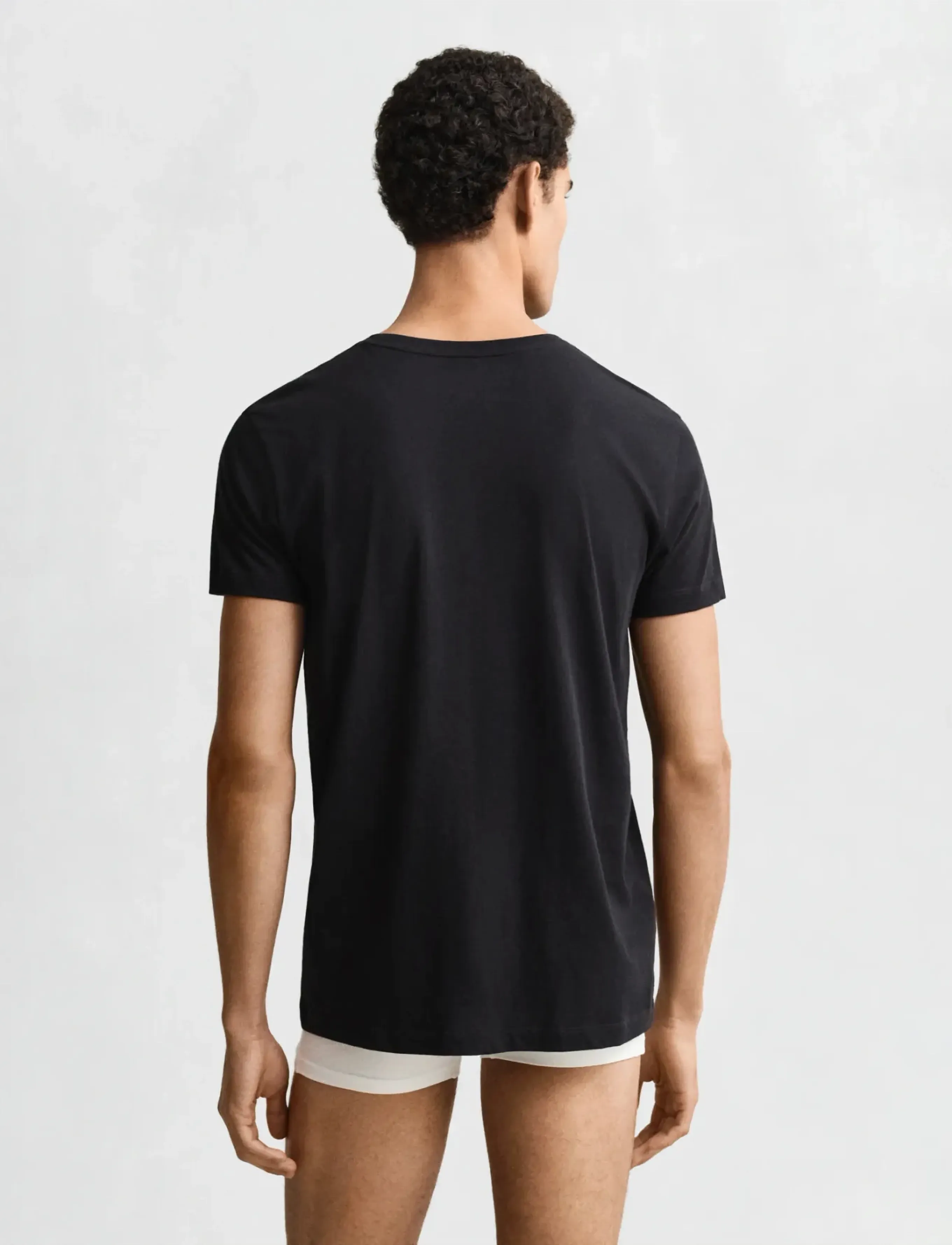 Gant - 2-Pack Crew Neck T-Shirts - t-särkide multipakk - black - 2