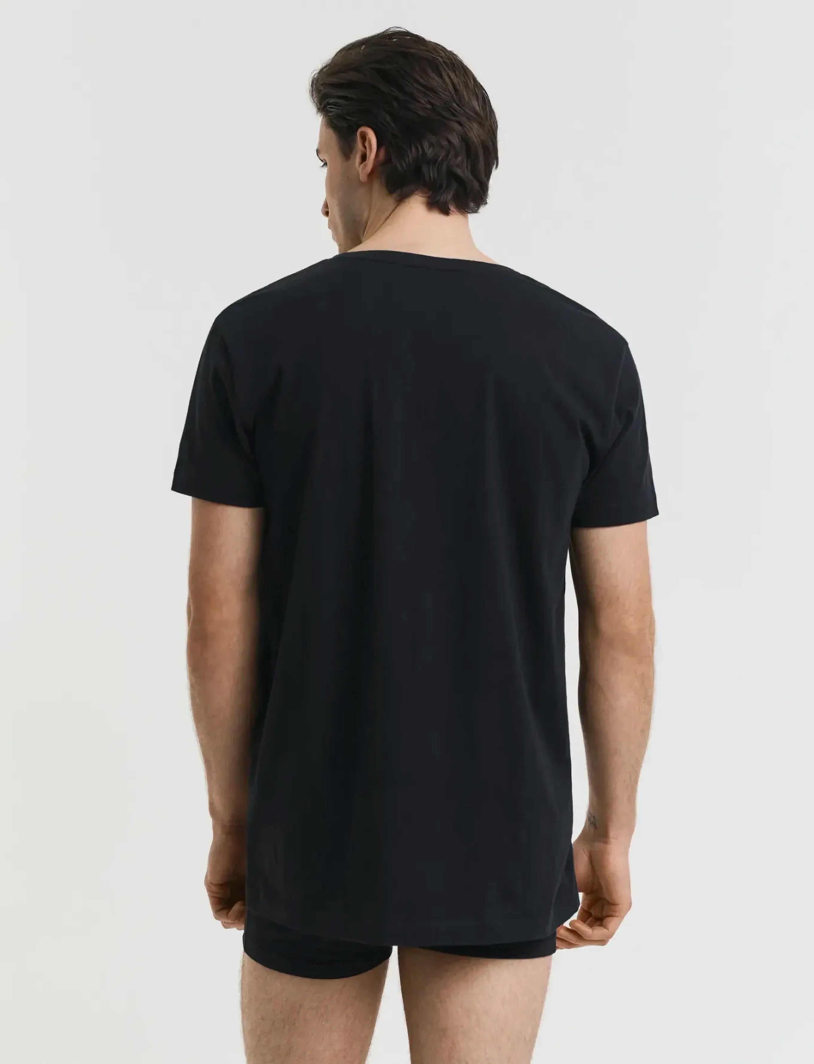 Gant - 2-Pack Crew Neck T-Shirts - t-särkide multipakk - black - 3