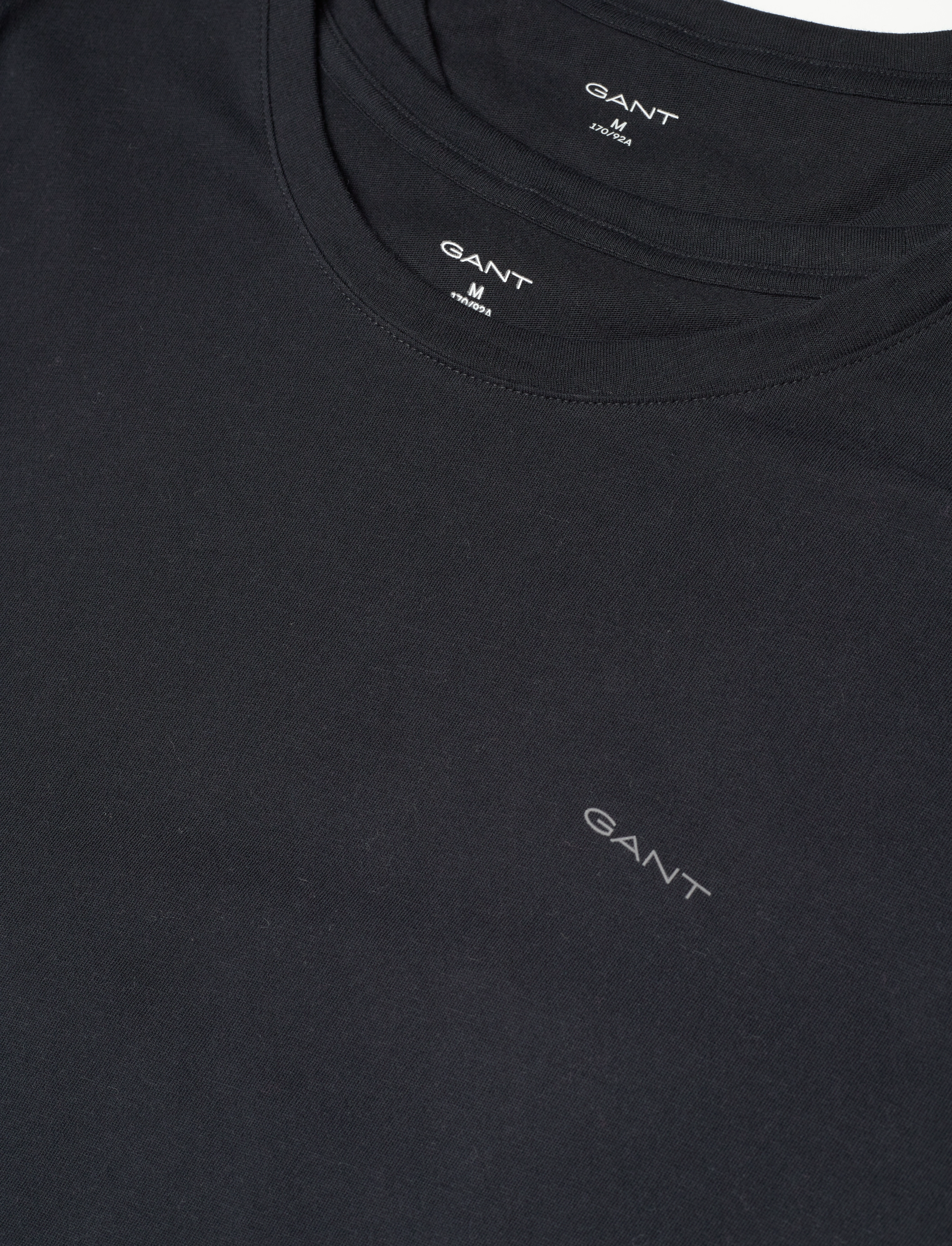 Gant - 2-Pack Crew Neck T-Shirts - t-särkide multipakk - black - 5