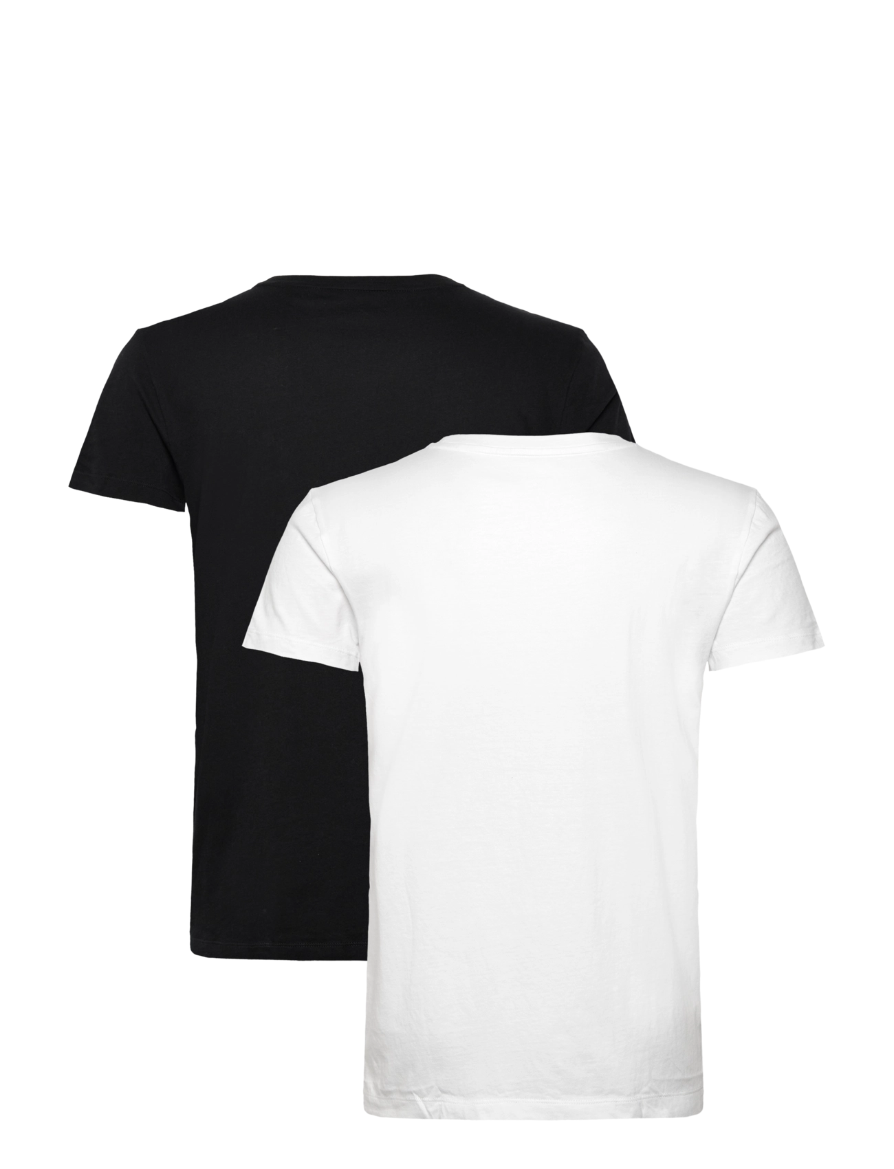 Gant - 2-Pack Crew Neck T-Shirts - basic t-shirts - black / white - 2