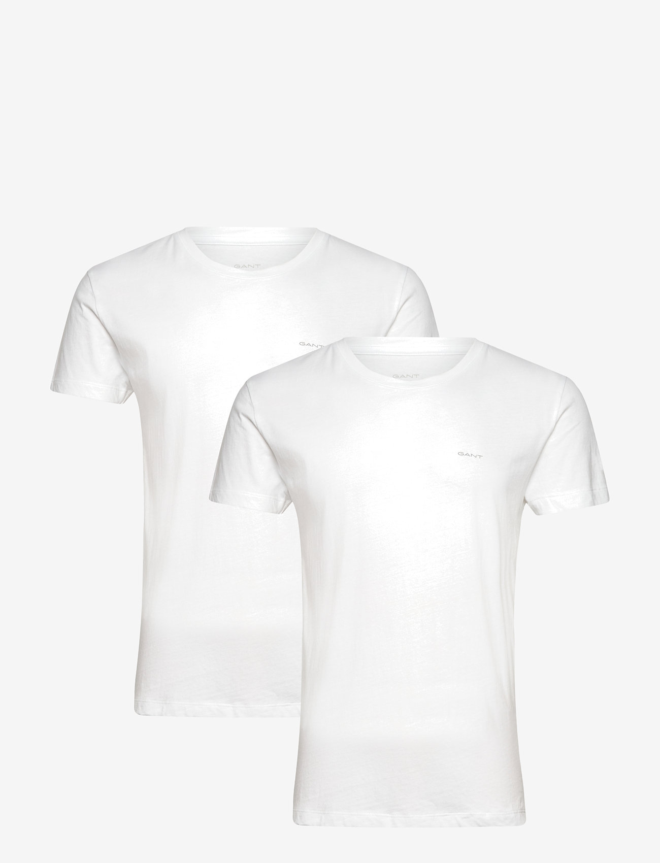GANT - C-NECK T-SHIRT 2-PACK - t-shirts im multipack - white - 1