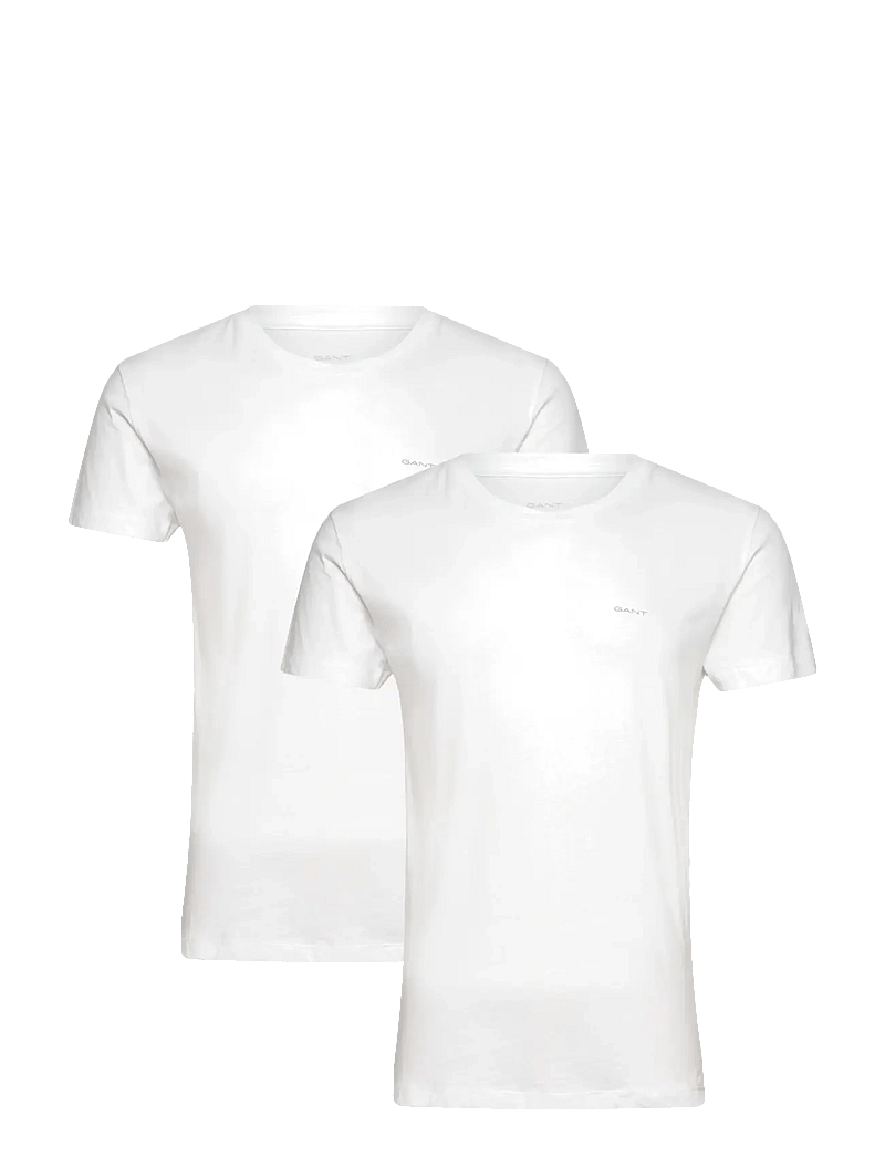 GANT - C-NECK T-SHIRT 2-PACK - t-shirts im multipack - white - 1