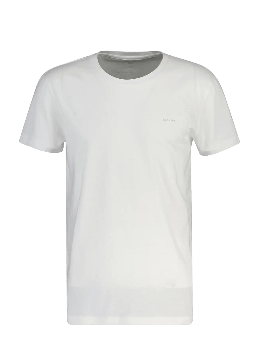 Gant - 2-Pack Crew Neck T-Shirts - multipack t-shirts - white - 1