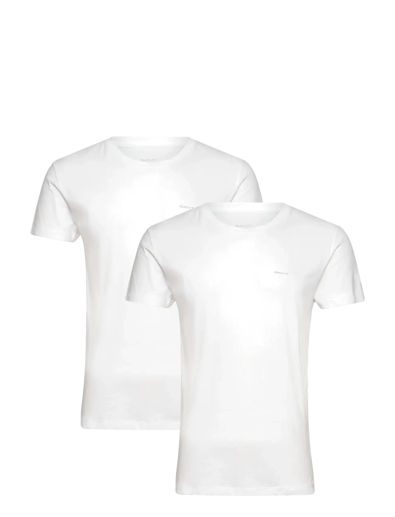 Gant 2-Pack Crew Neck T-Shirts - T-shirts - WHITE / white