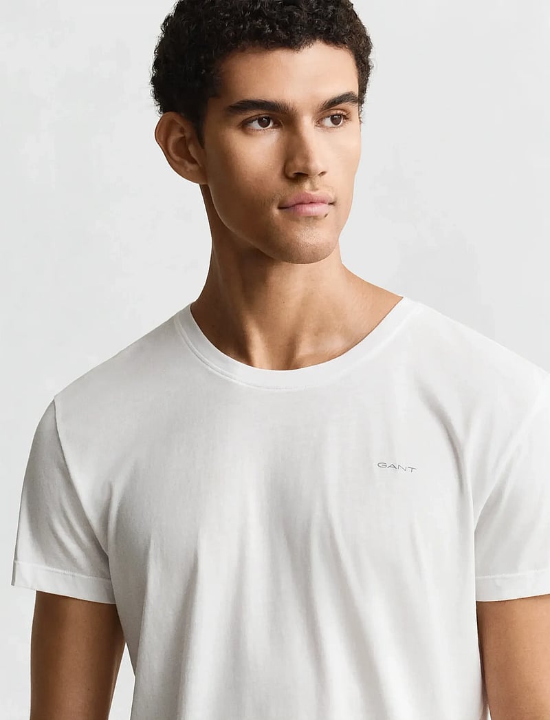 GANT - C-NECK T-SHIRT 2-PACK - t-shirts im multipack - white - 0