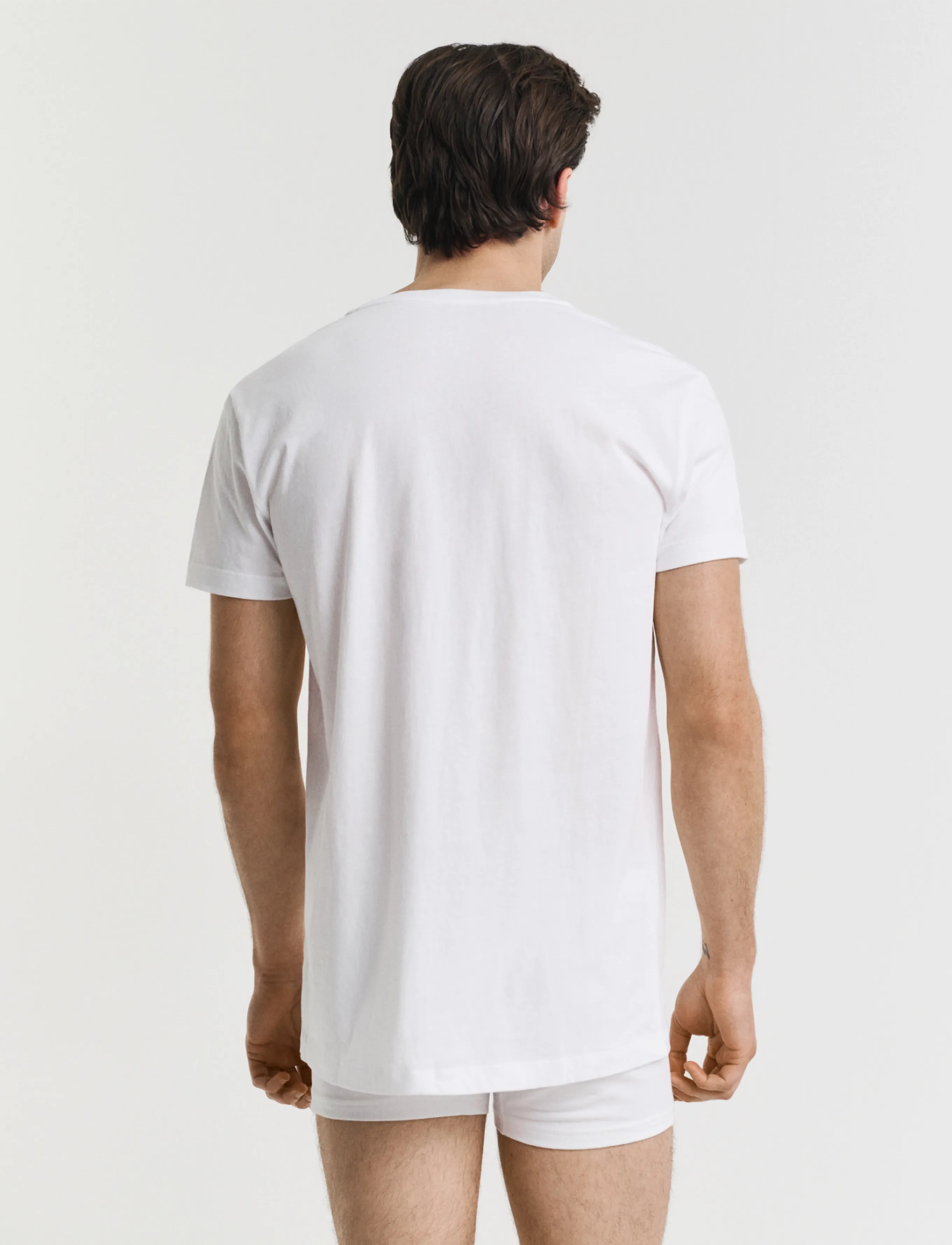 Gant - 2-Pack Crew Neck T-Shirts - multipack t-shirts - white - 3