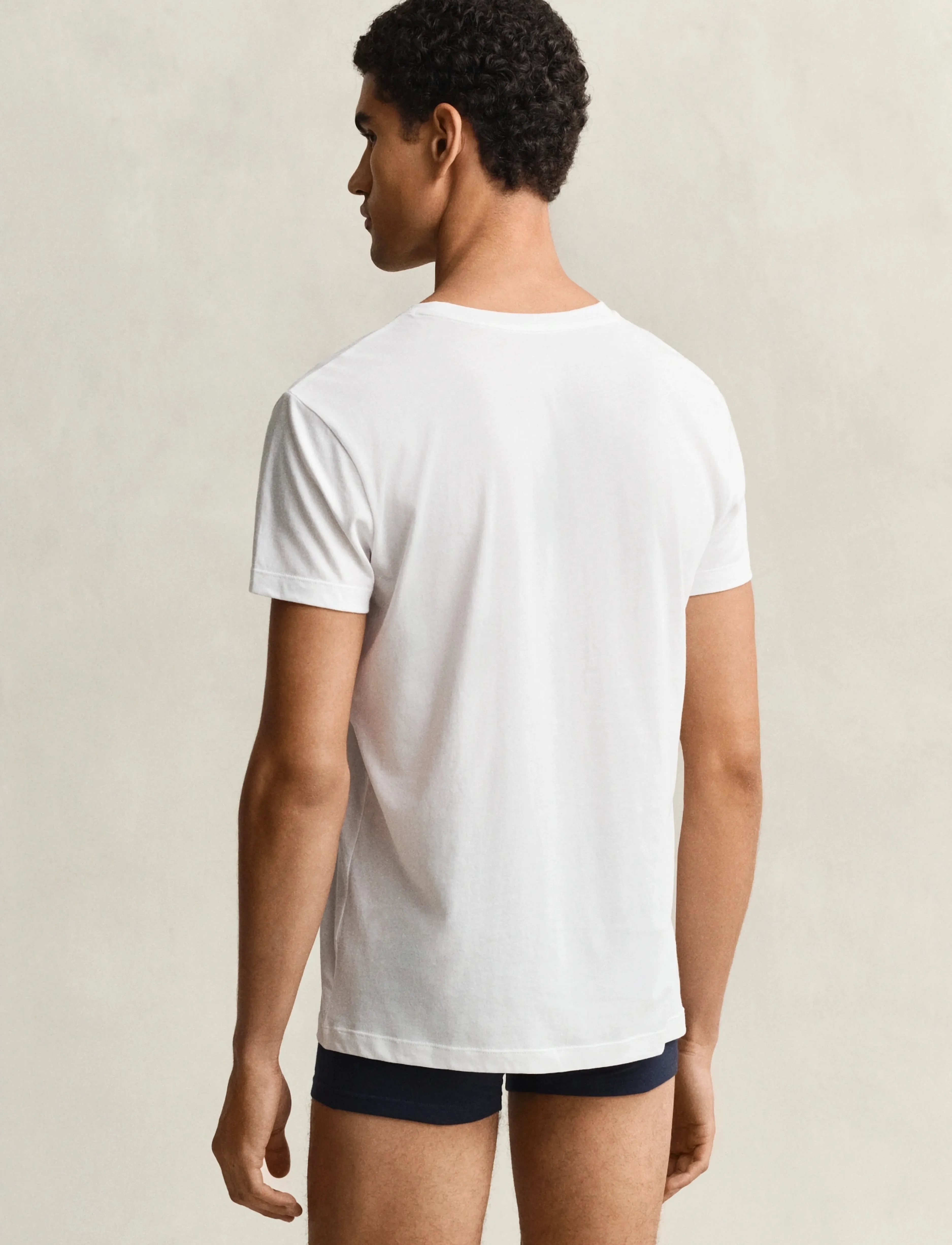 Gant - 2-Pack Crew Neck T-Shirts - t-särkide multipakk - white - 3