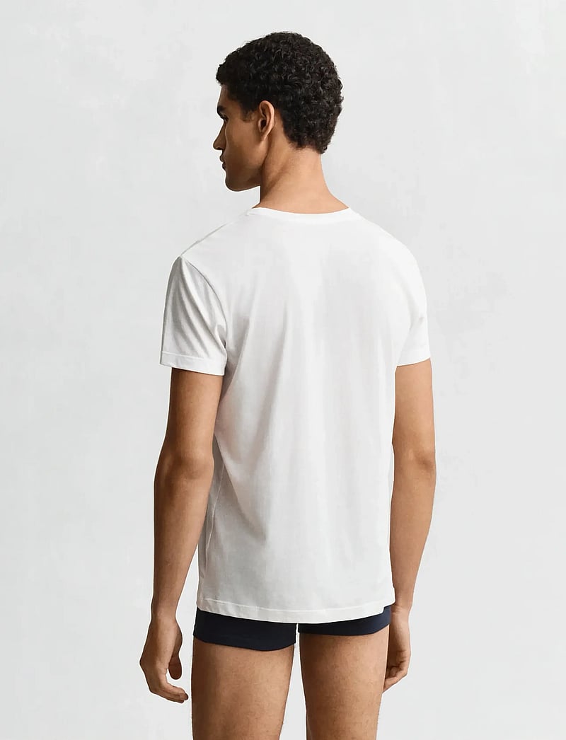 GANT - C-NECK T-SHIRT 2-PACK - t-shirts im multipack - white - 4