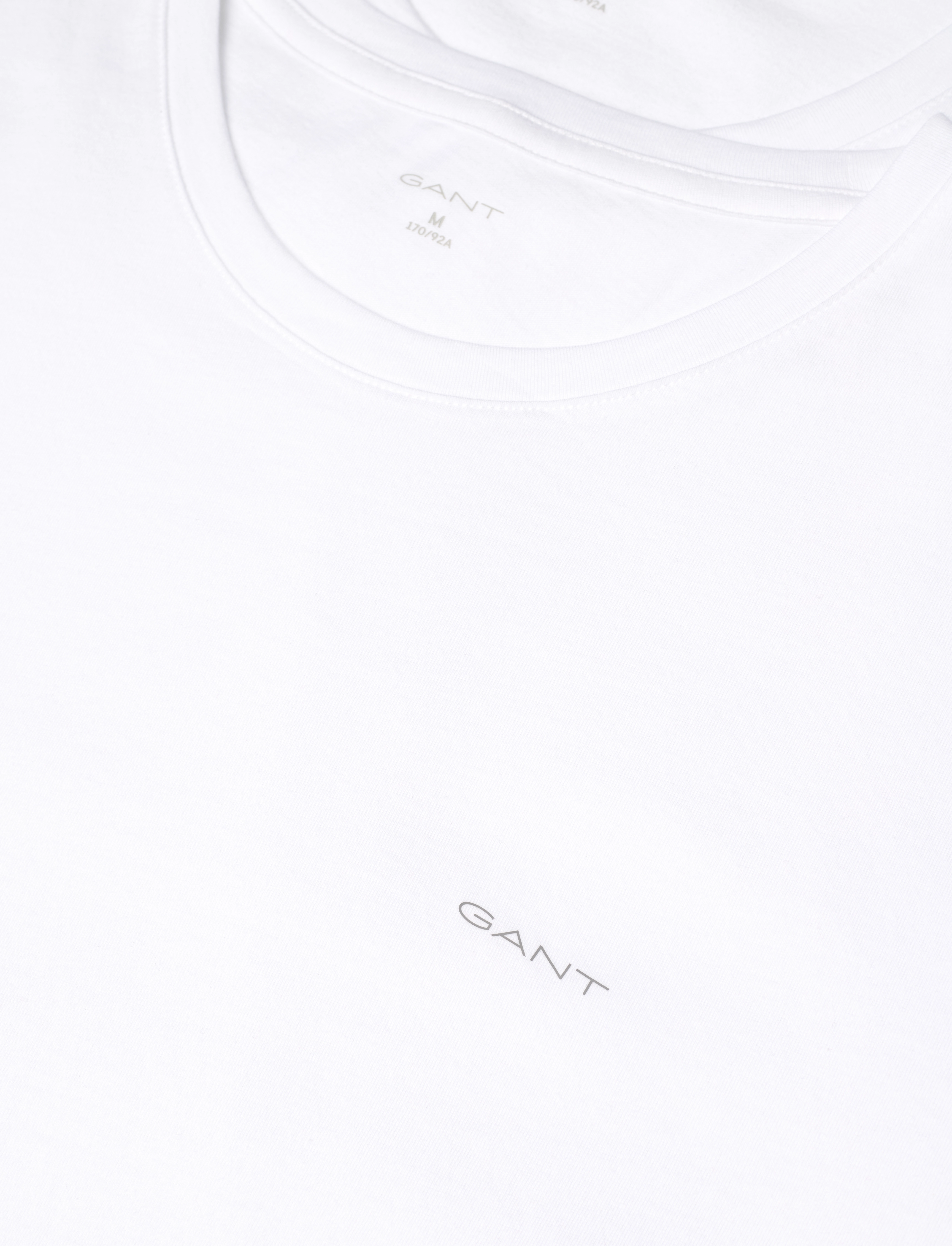 Gant - 2-Pack Crew Neck T-Shirts - t-särkide multipakk - white - 5