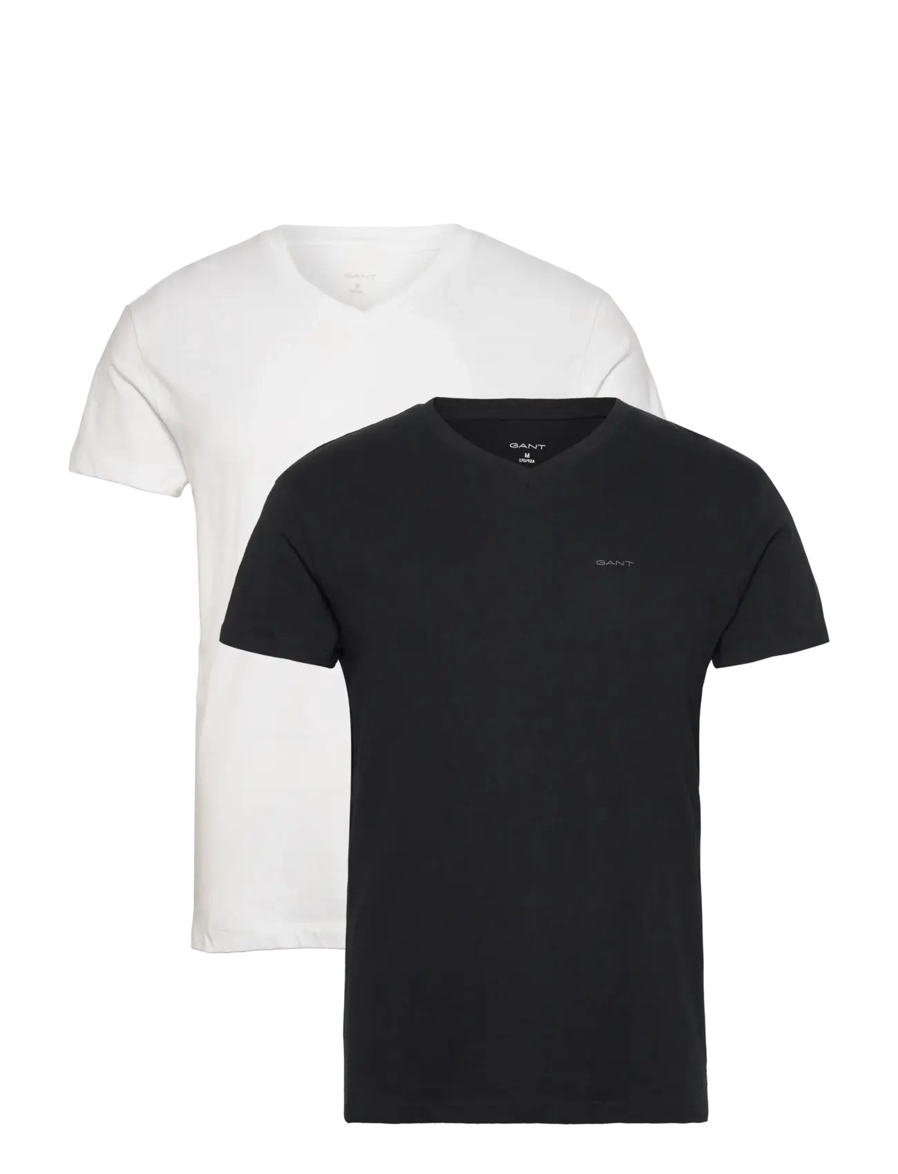 Gant 2-Pack V-Neck T-Shirts - GANT - BLACK / WHITE / multi