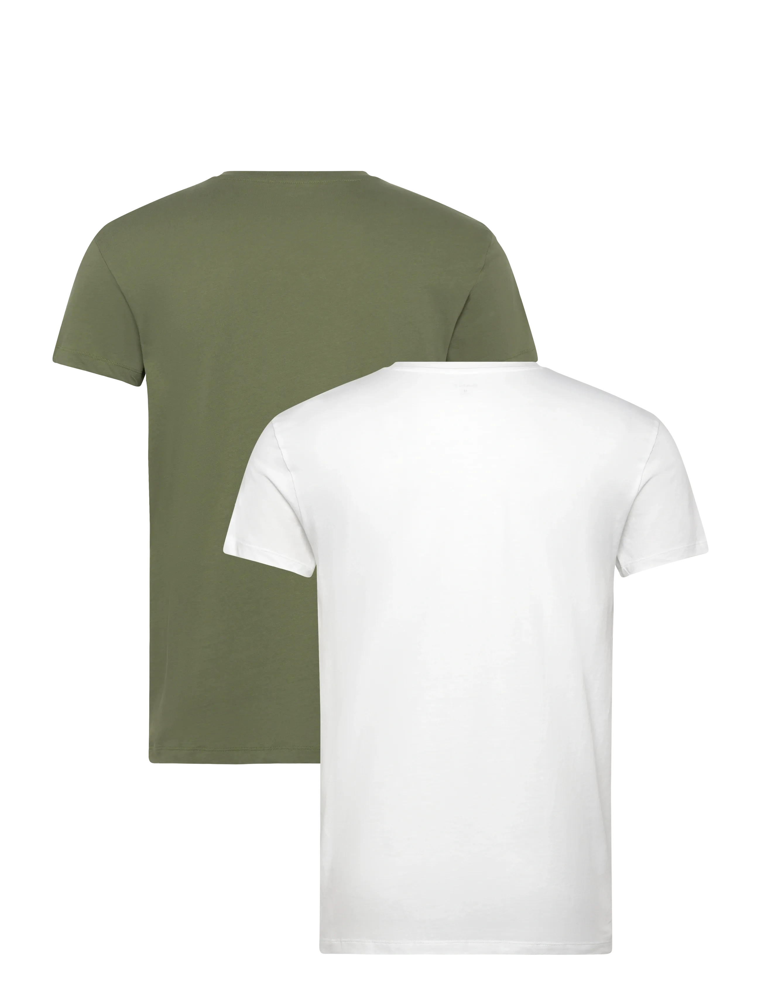 Gant - 2-Pack V-Neck T-Shirts - t-shirts med v-hals - dry herb green - 2
