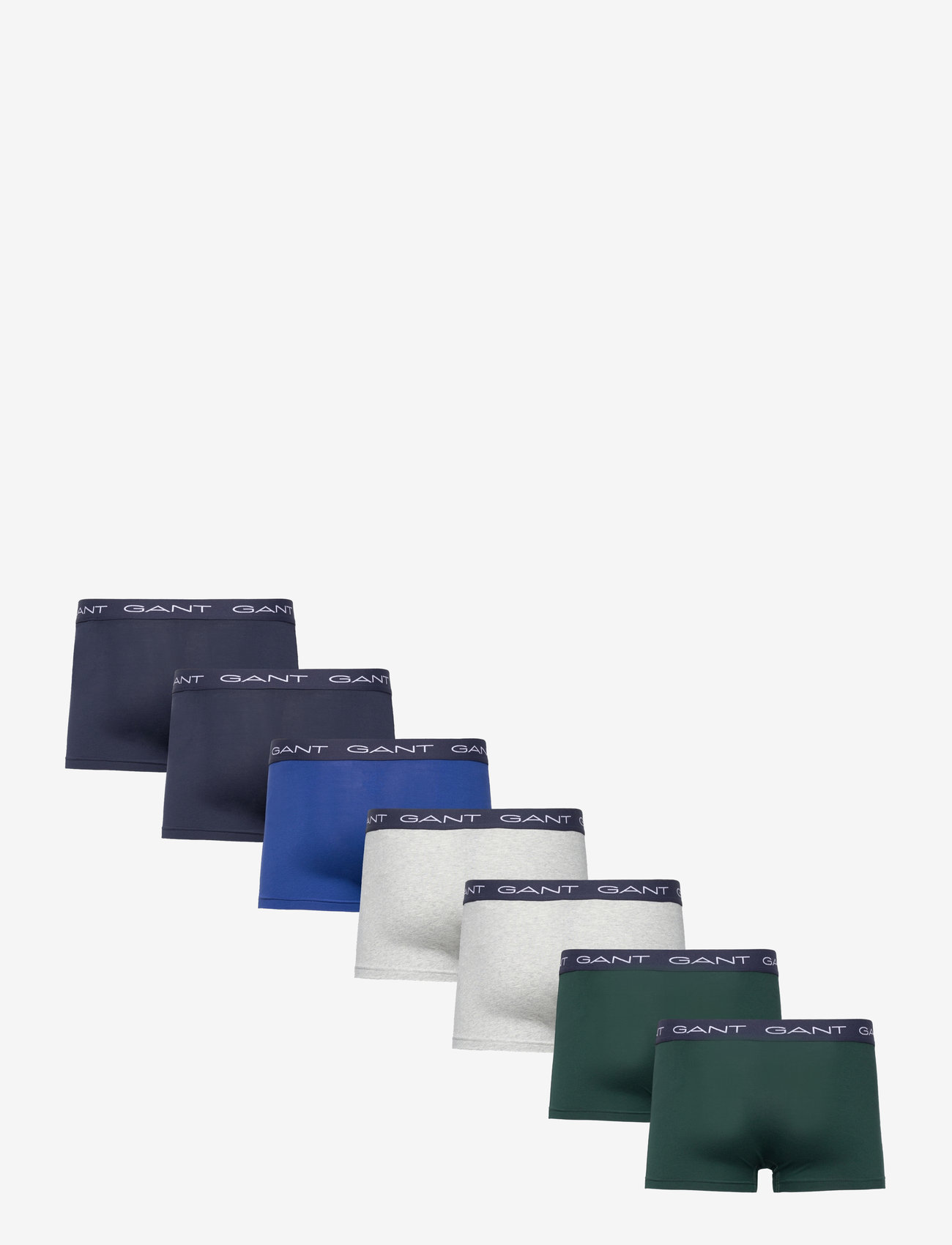 GANT - TRUNK 7-PACK - tartan green - 1
