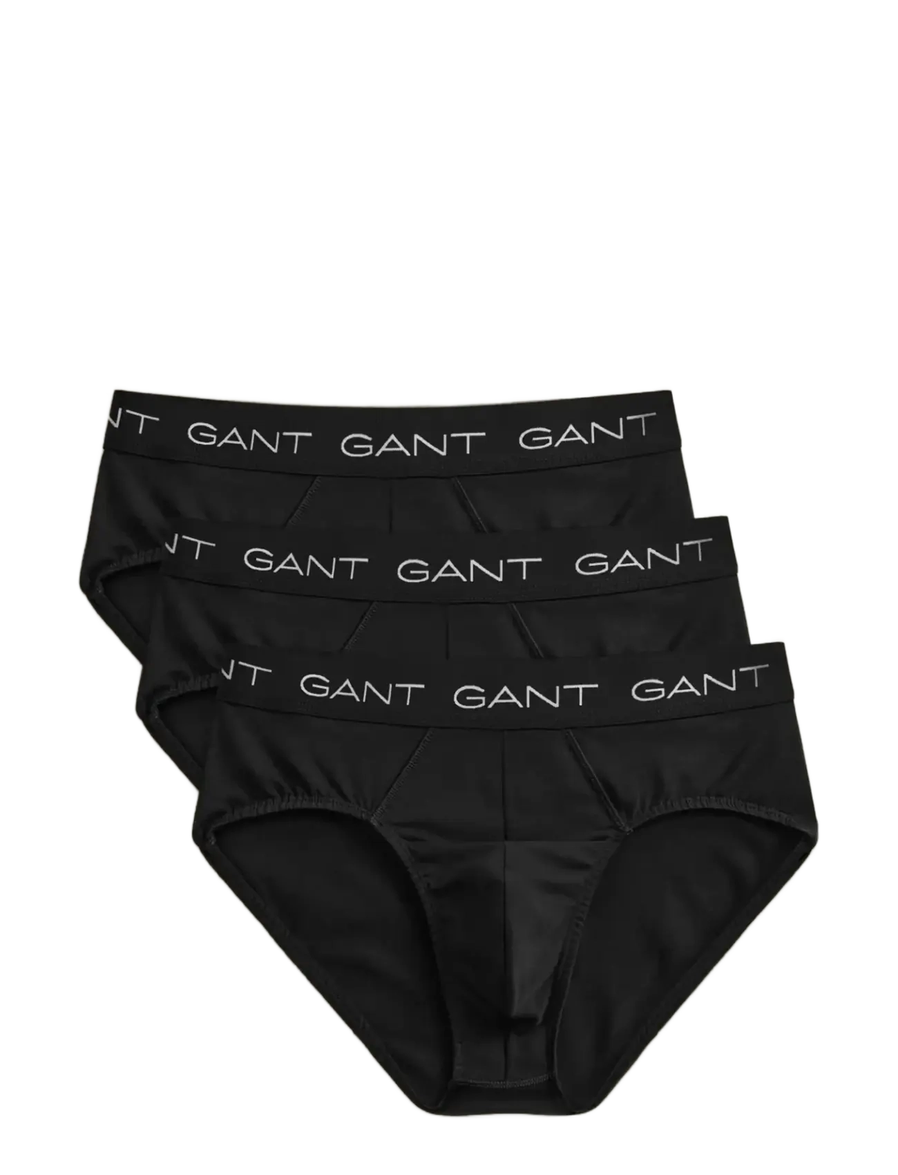 Gant 3-Pack Briefs - Multipack underpants - BLACK / black