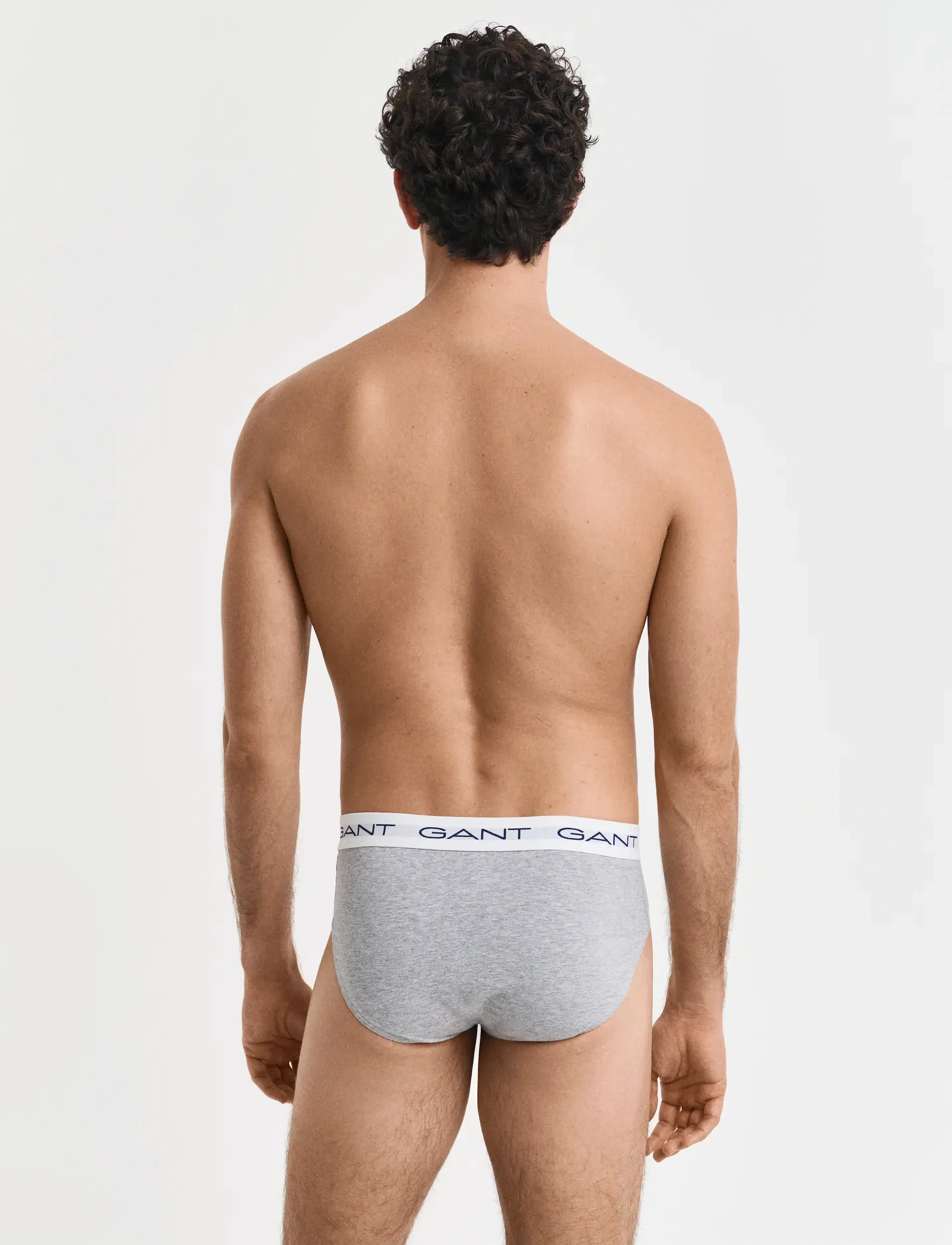Gant - 3-Pack Briefs - multipack underpants - light grey melange - 3