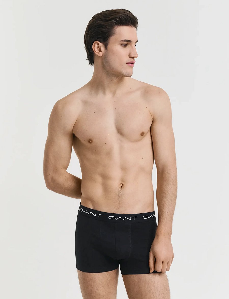 Gant - 3-Pack Trunks - unterhosen im multipack - black - 0