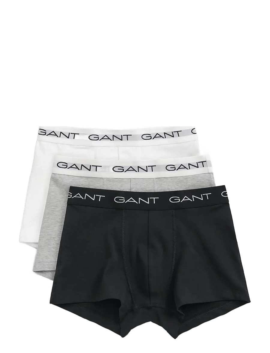Gant - 3-Pack Trunks - multipakk aluspüksid - light grey melange - 1