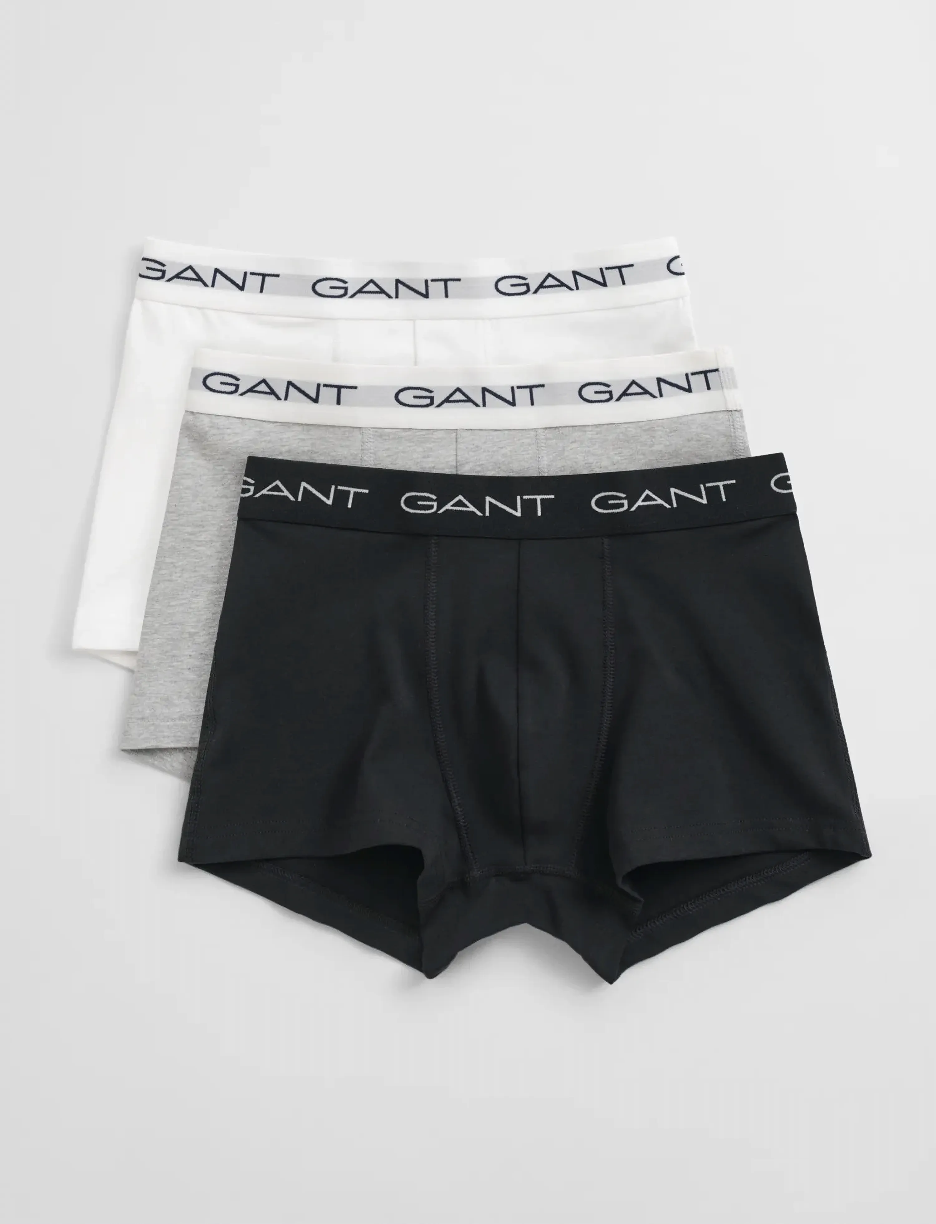 Gant - TRUNK 3-PACK - multipack underpants - light grey melange - 2