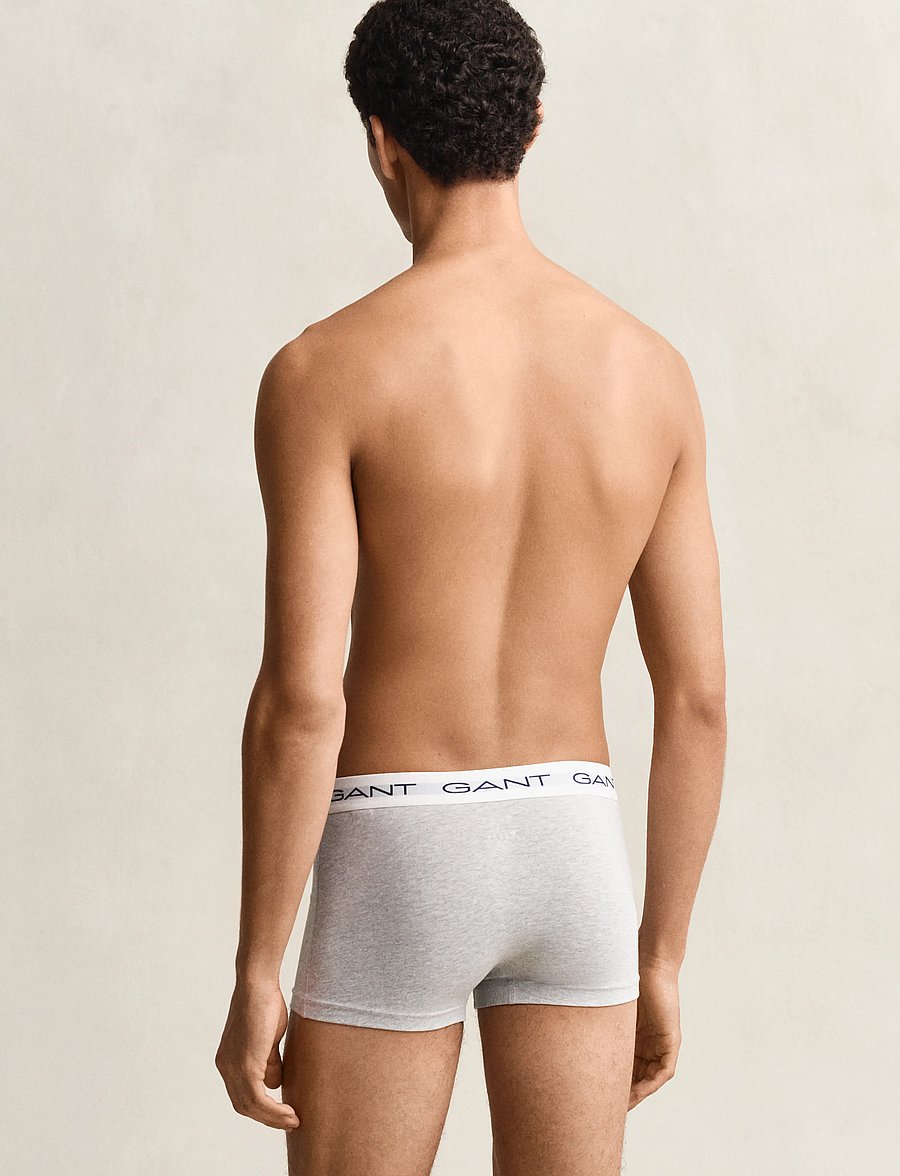 Gant - 3-Pack Trunks - multipakk aluspüksid - light grey melange - 2
