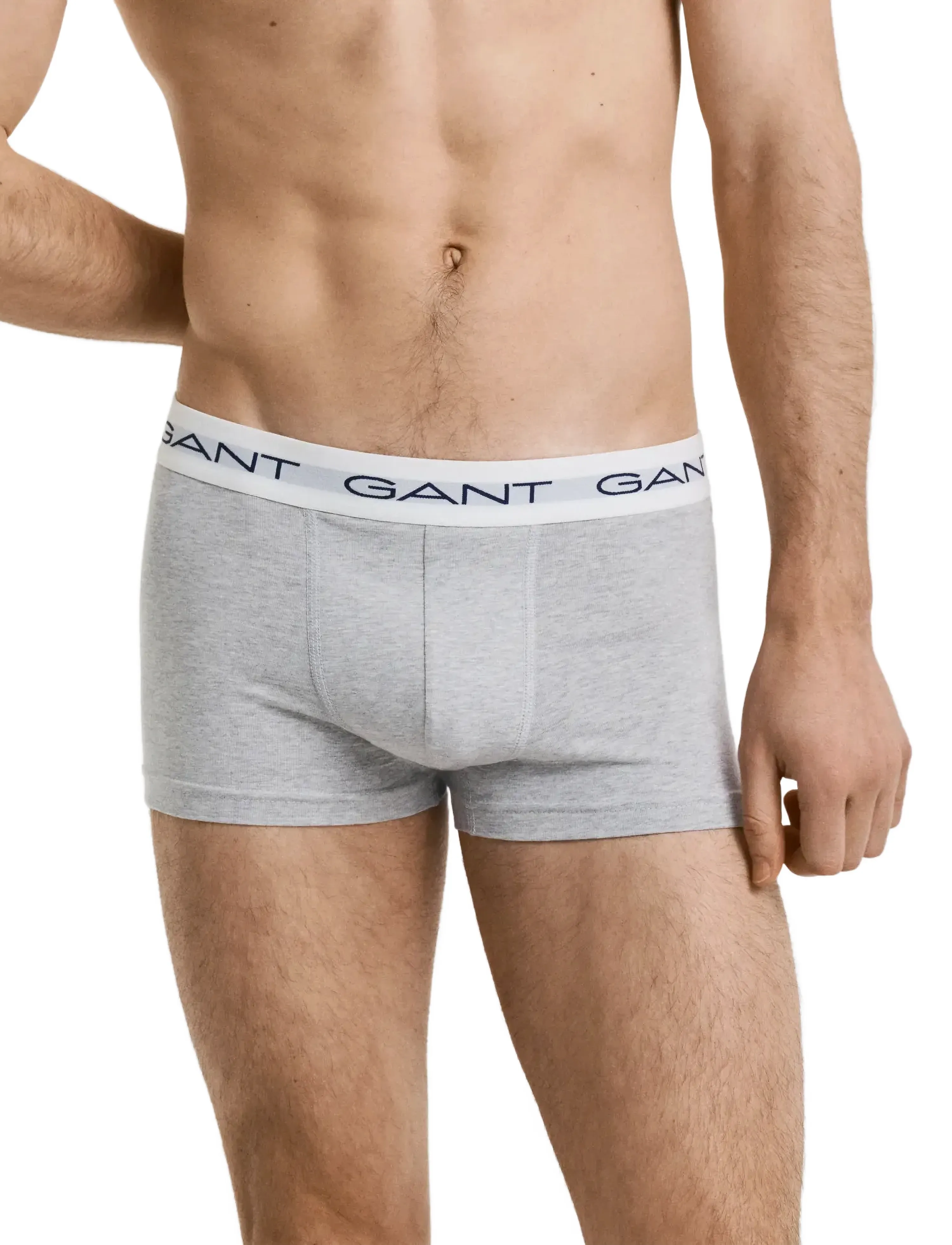 Gant - TRUNK 3-PACK - multipack underpants - light grey melange - 4