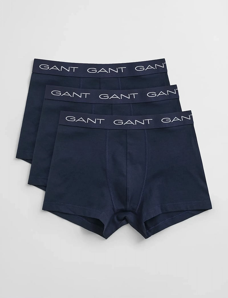 GANT - TRUNK 3-PACK - aluspükste mitmikpakk - marine - 2